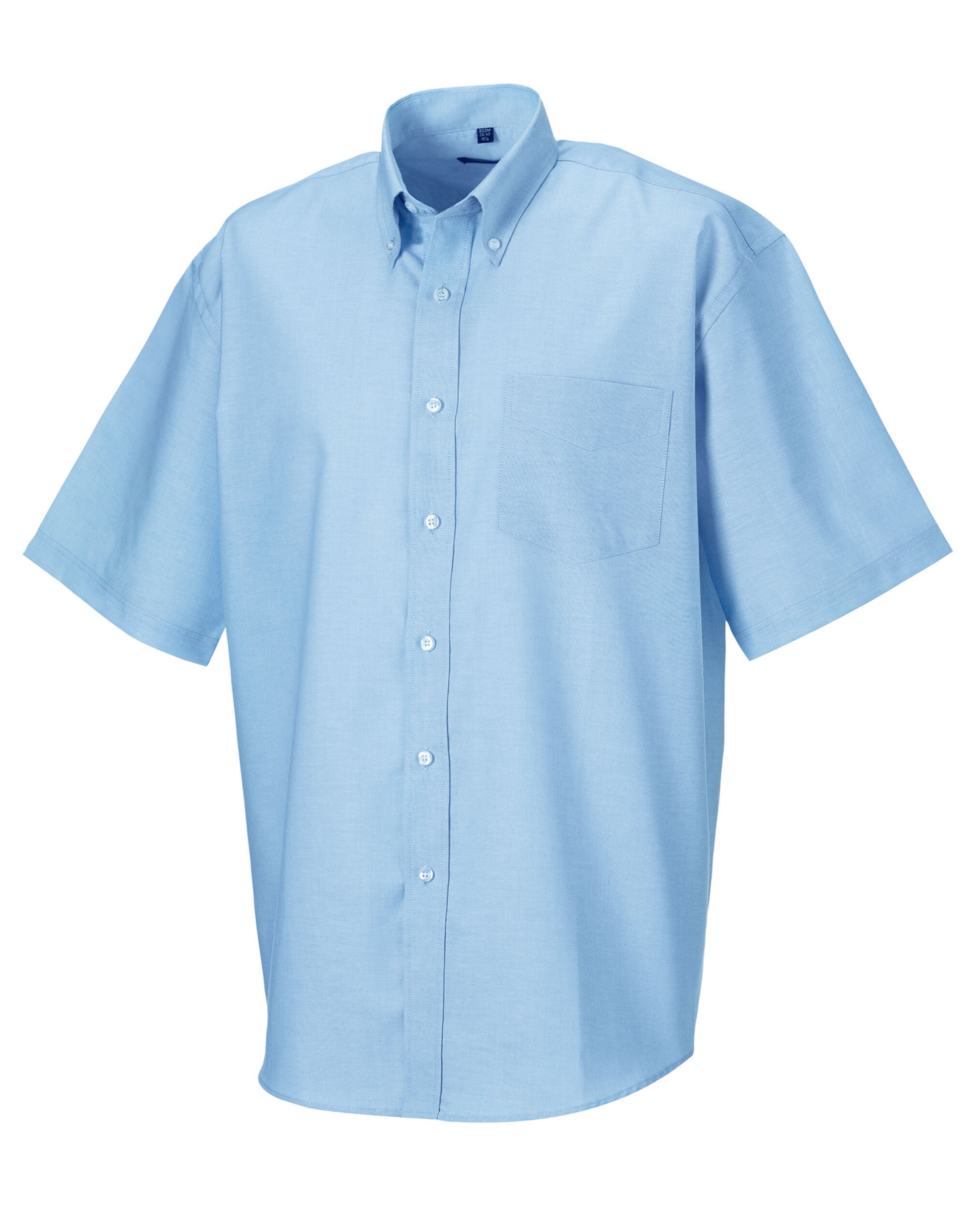 Men's Short Sleeve Classic Oxford Shirt - Oxford Blue