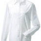 Ladies' Long Sleeve Classic Polycotton Poplin Shirt - White