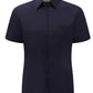 Ladies' Short Sleeve Classic Polycotton Poplin Shirt - French Navy