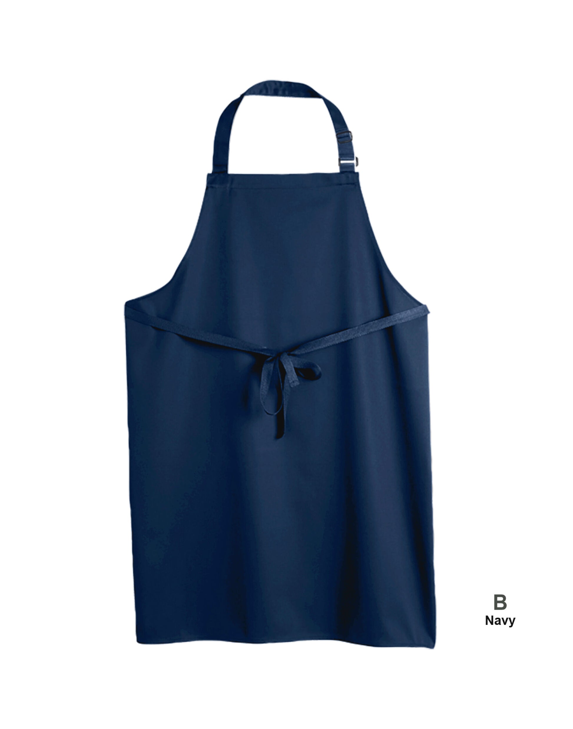 Multi-Coloured Recycled Bib Apron - Navy