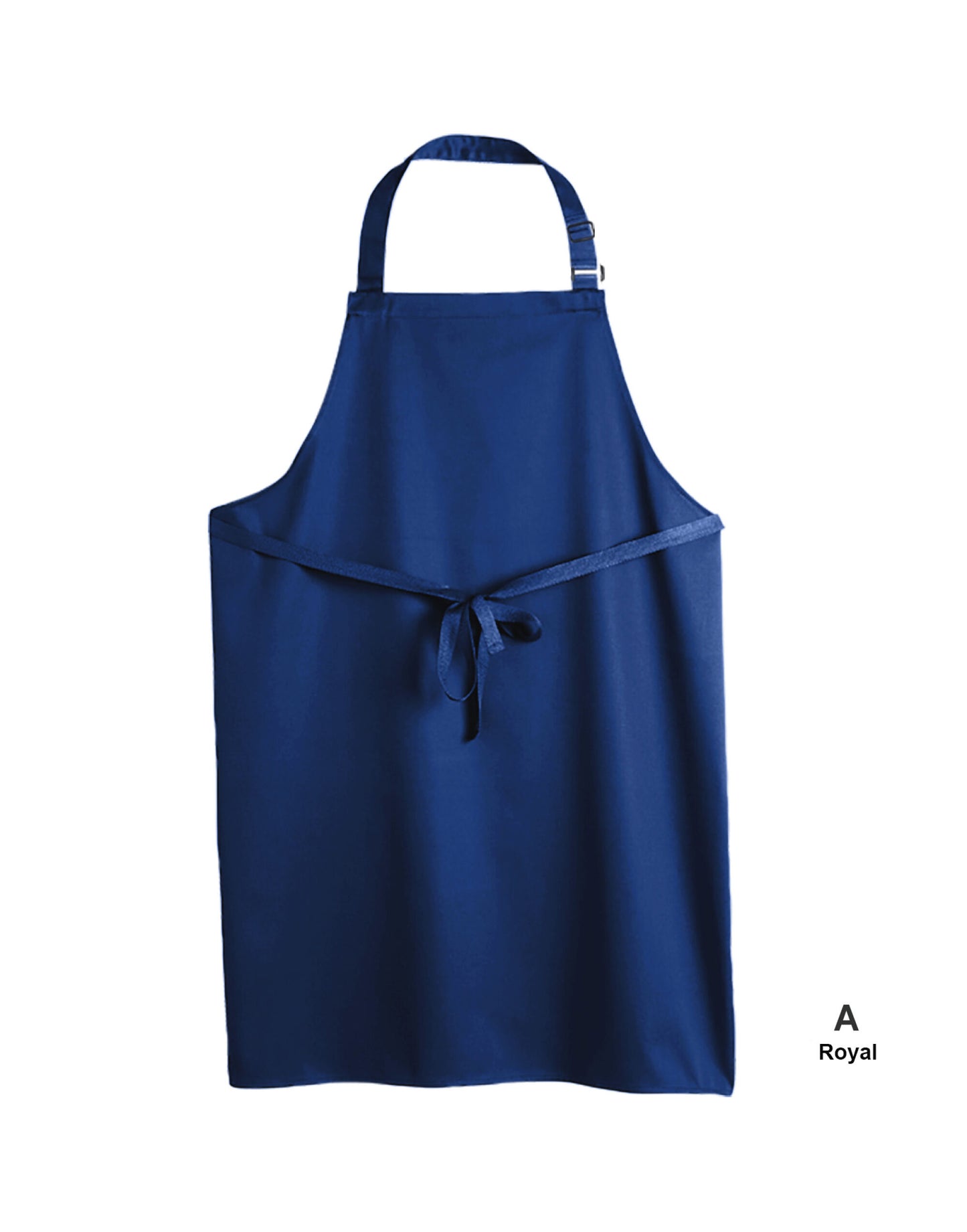 Multi-Coloured Recycled Bib Apron - Royal Blue