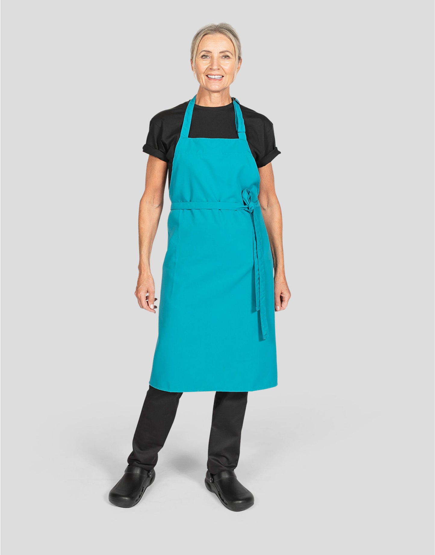 Multi-Coloured Recycled Bib Apron - Sea Grass