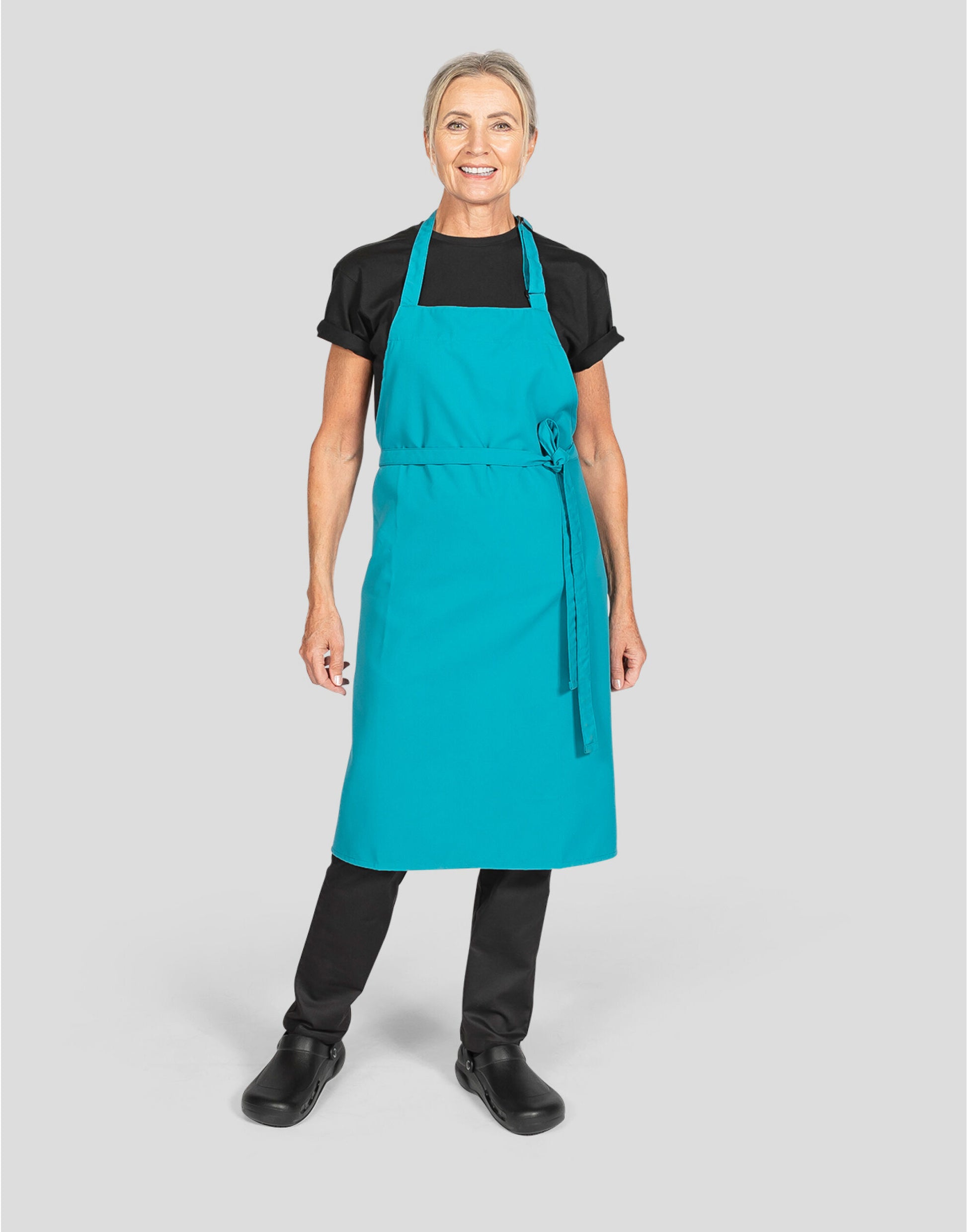 Multi-Coloured Recycled Bib Apron - Sea Grass