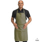 Recycled Bib Apron With Pocket - Khaki