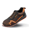 Unisex Hardy Safety Trainer - Black/Orange