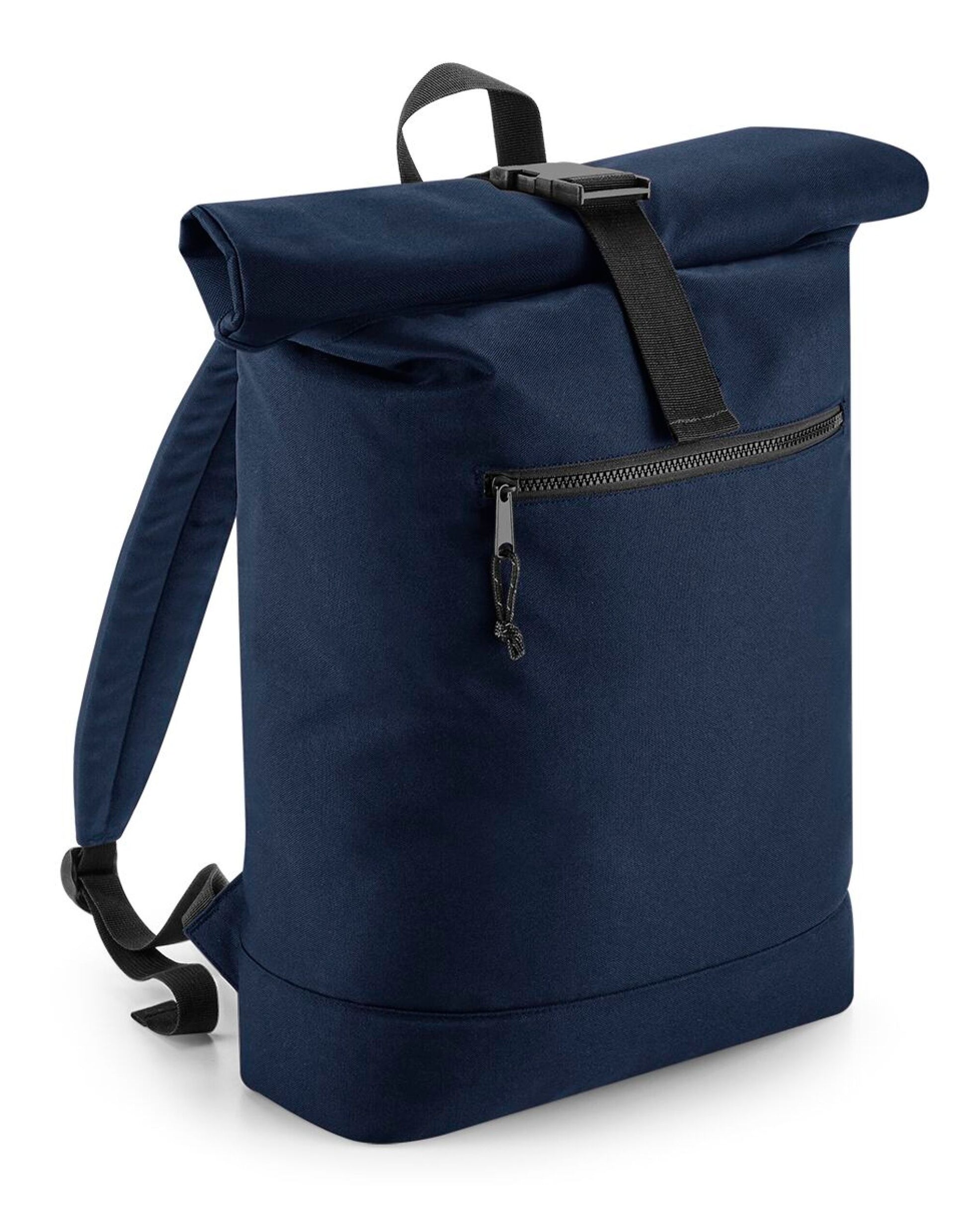 Recycled Roll-Top Backpack - Navy