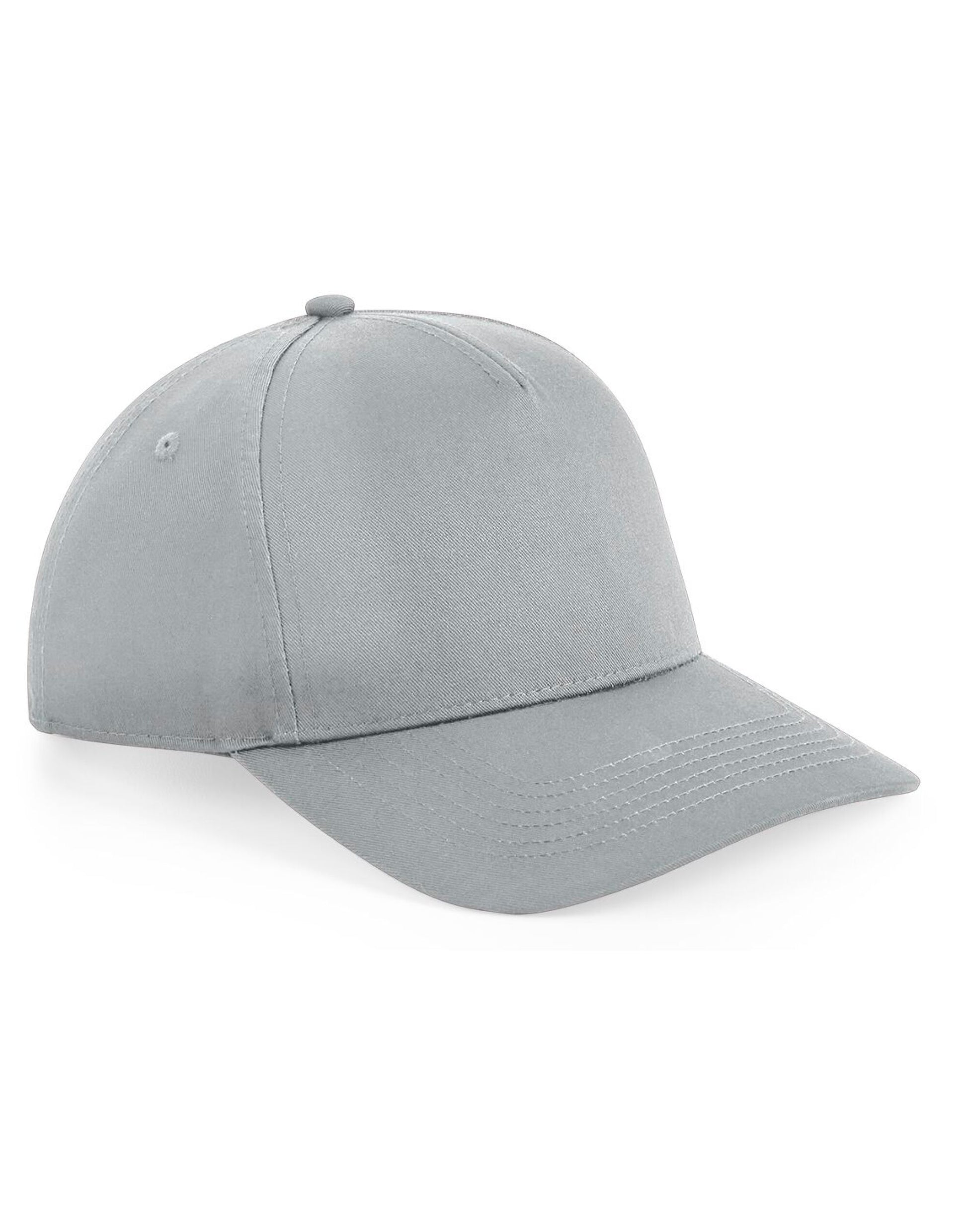 Urbanwear 5 Panel Snapback - Light Grey