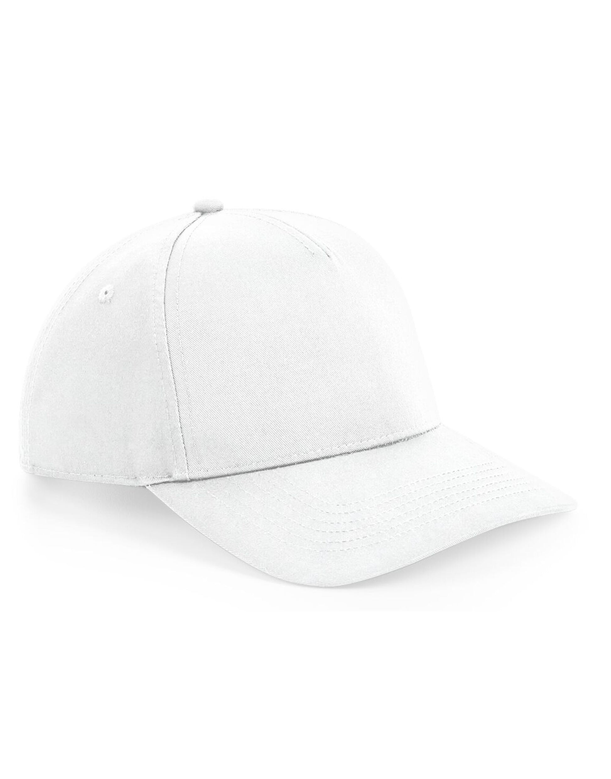 Urbanwear 5 Panel Snapback - White