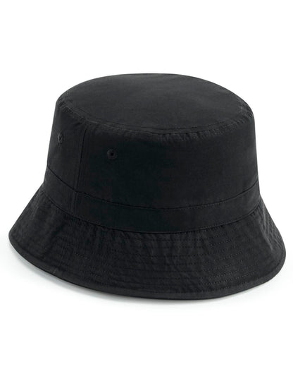 Recycled Polyester Bucket Hat - Black