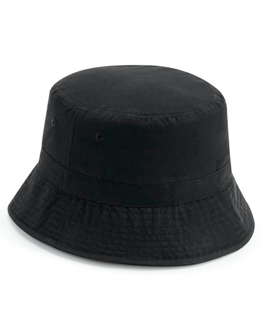 Recycled Polyester Bucket Hat - Black