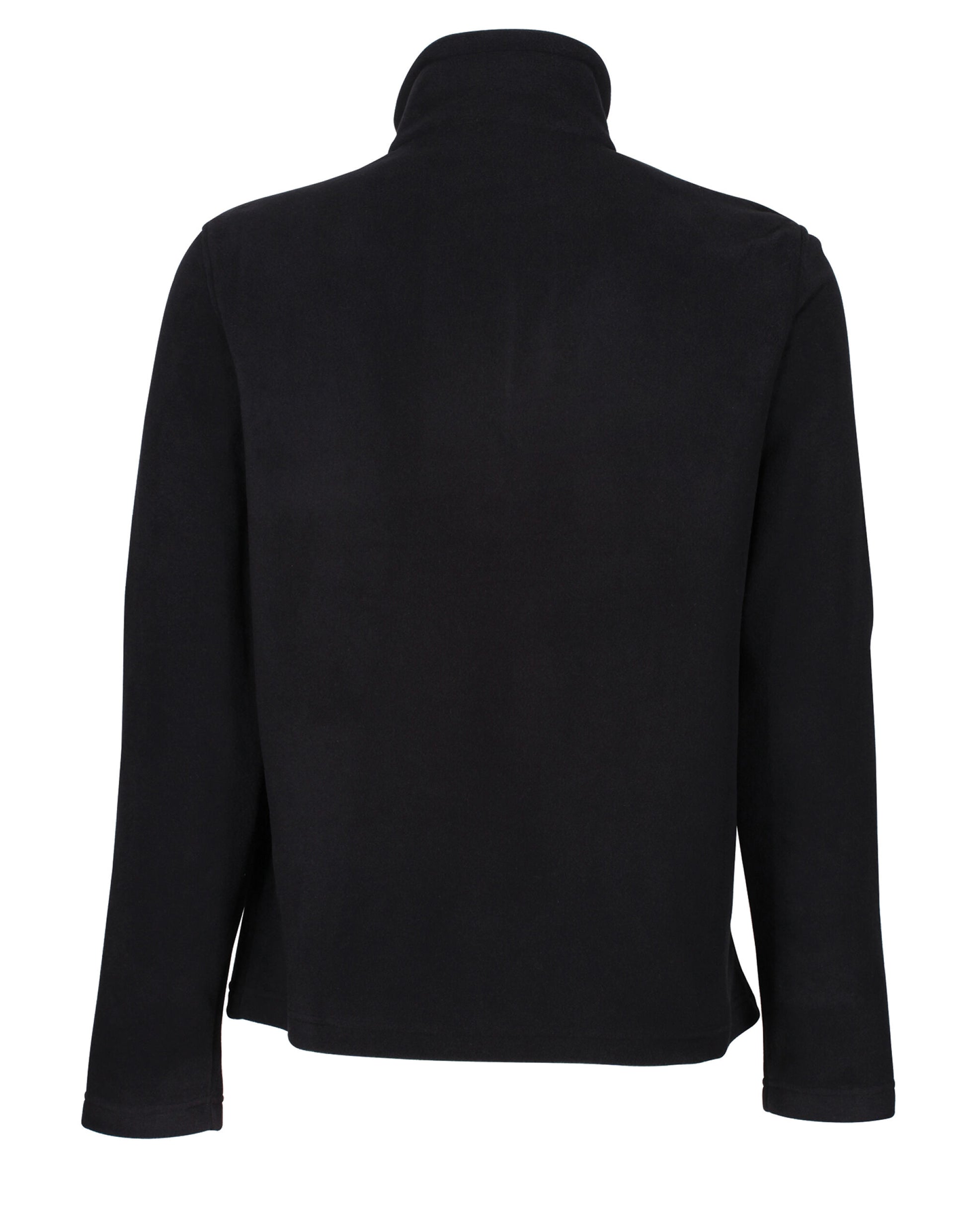100% Recycled Half Zip Fleece - Black
