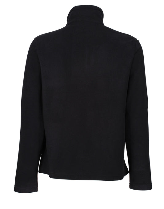 100% Recycled Half Zip Fleece - Black