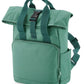 Recycled Mini Twin Handle Roll-Top Backpack - Sage