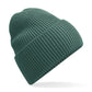 Oversized Cuffed Beanie - Marine Green