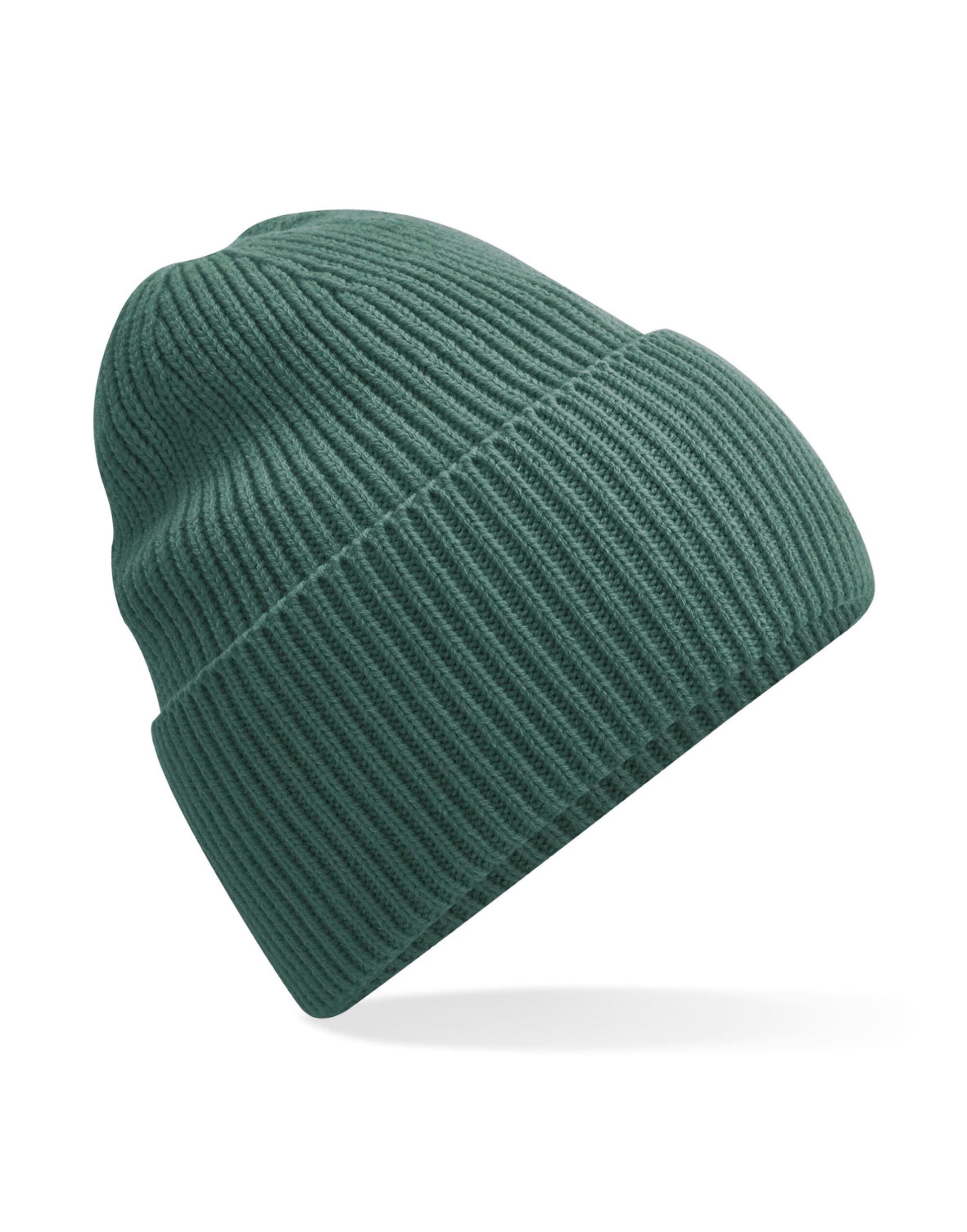 Oversized Cuffed Beanie - Marine Green