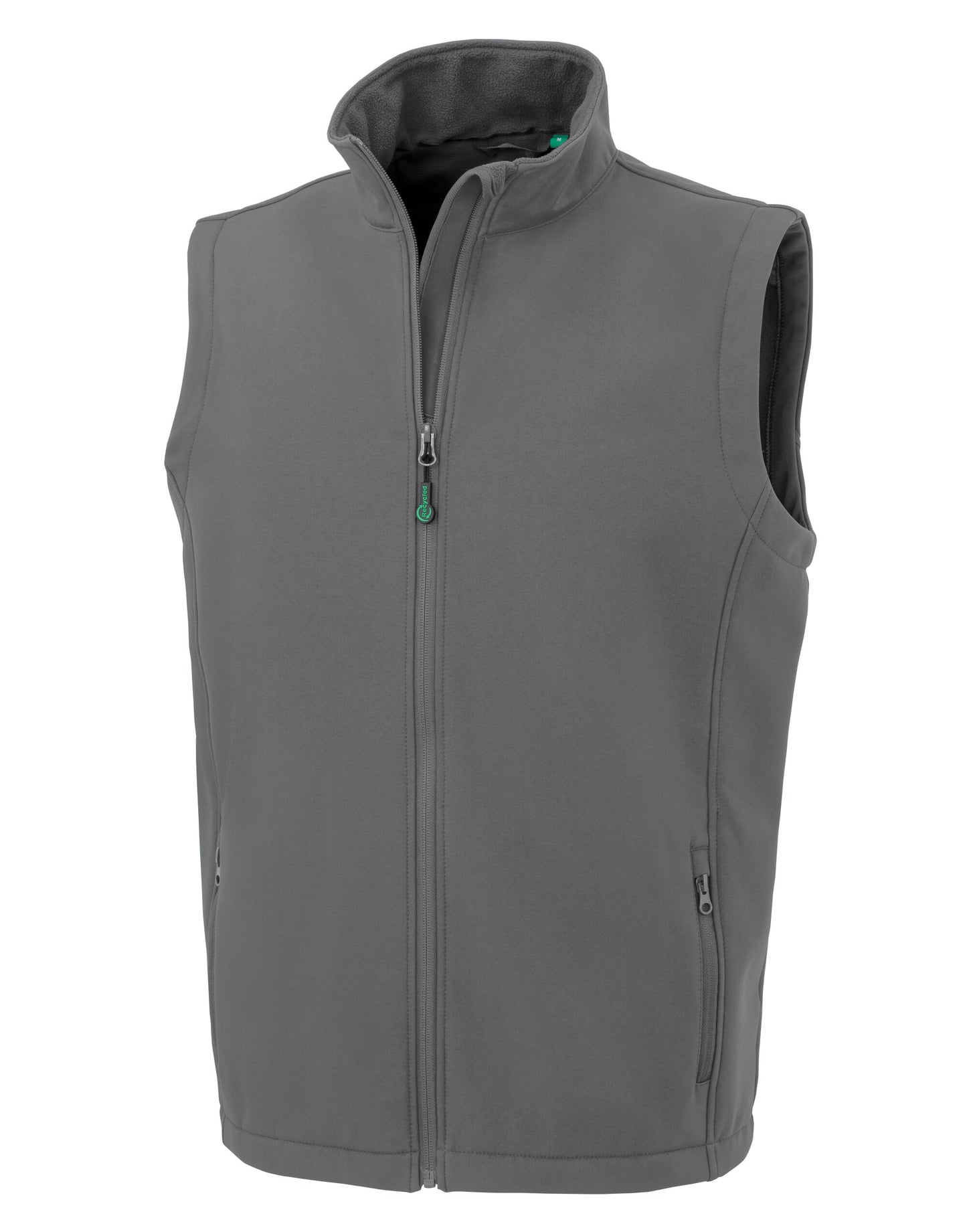 Men's Recycled 2-Layer Printable Softshell Bodywarmer - Workguard Grey