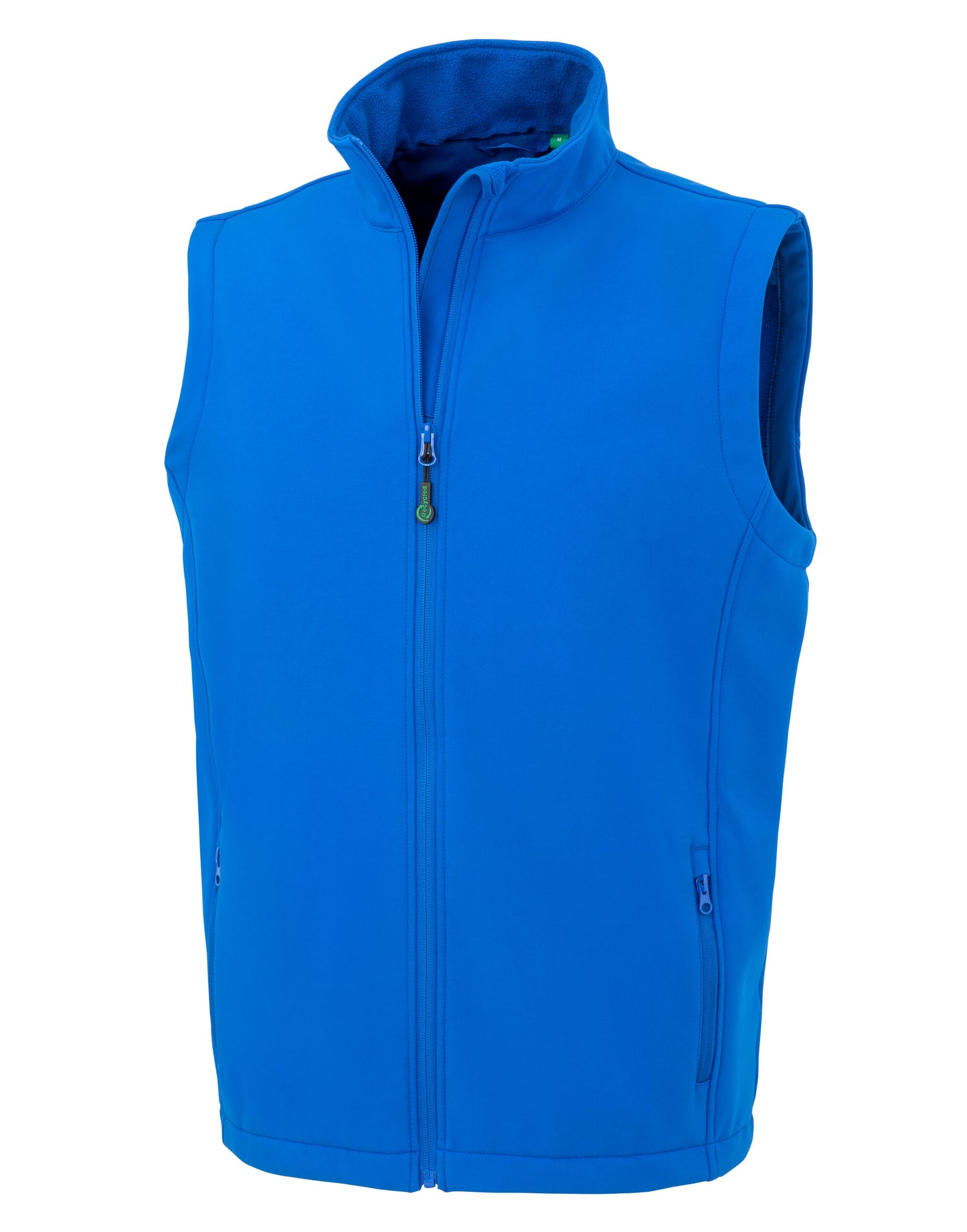 Men's Recycled 2-Layer Printable Softshell Bodywarmer - Royal Blue