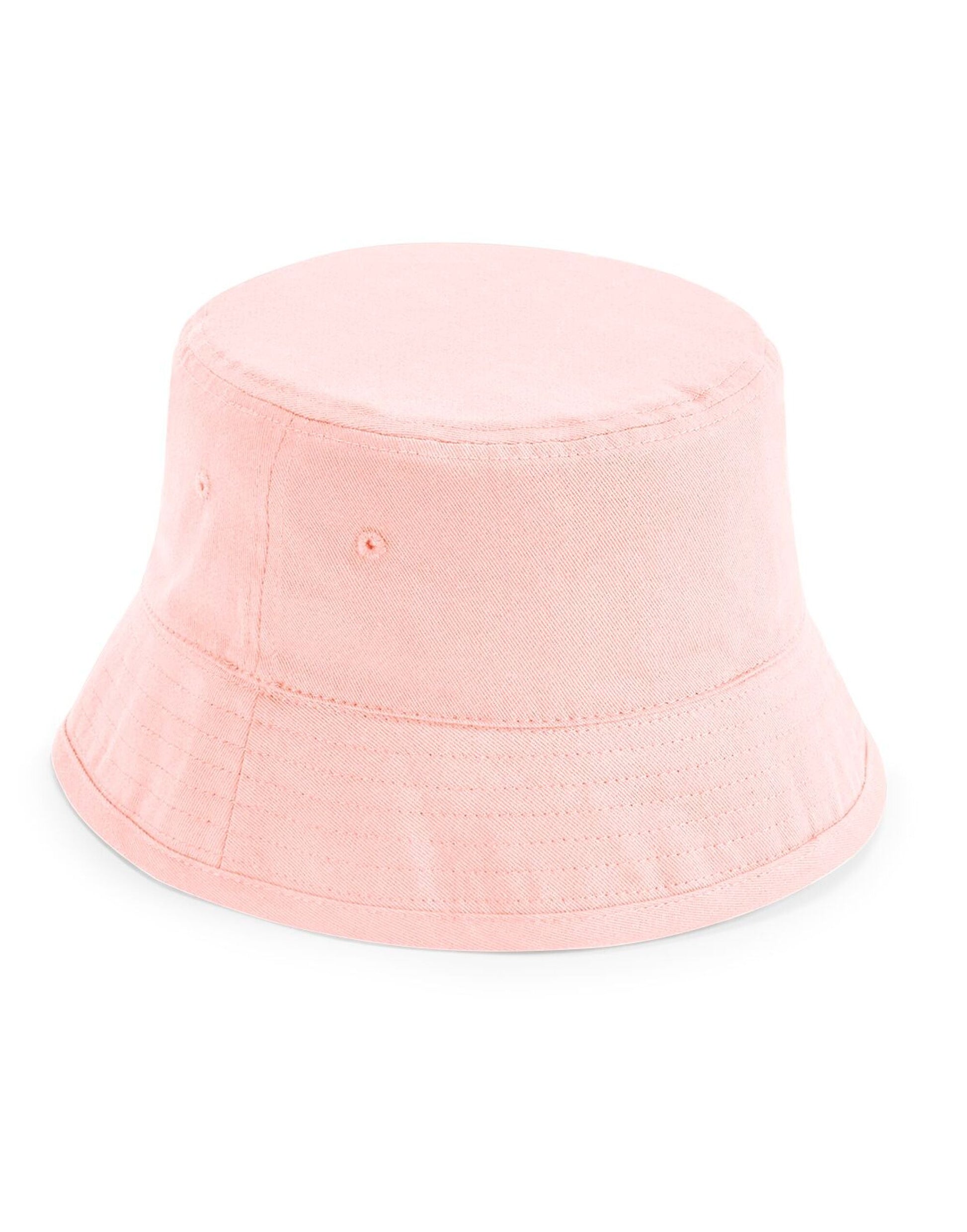 Junior Organic Cotton Bucket Hat - Powder Pink
