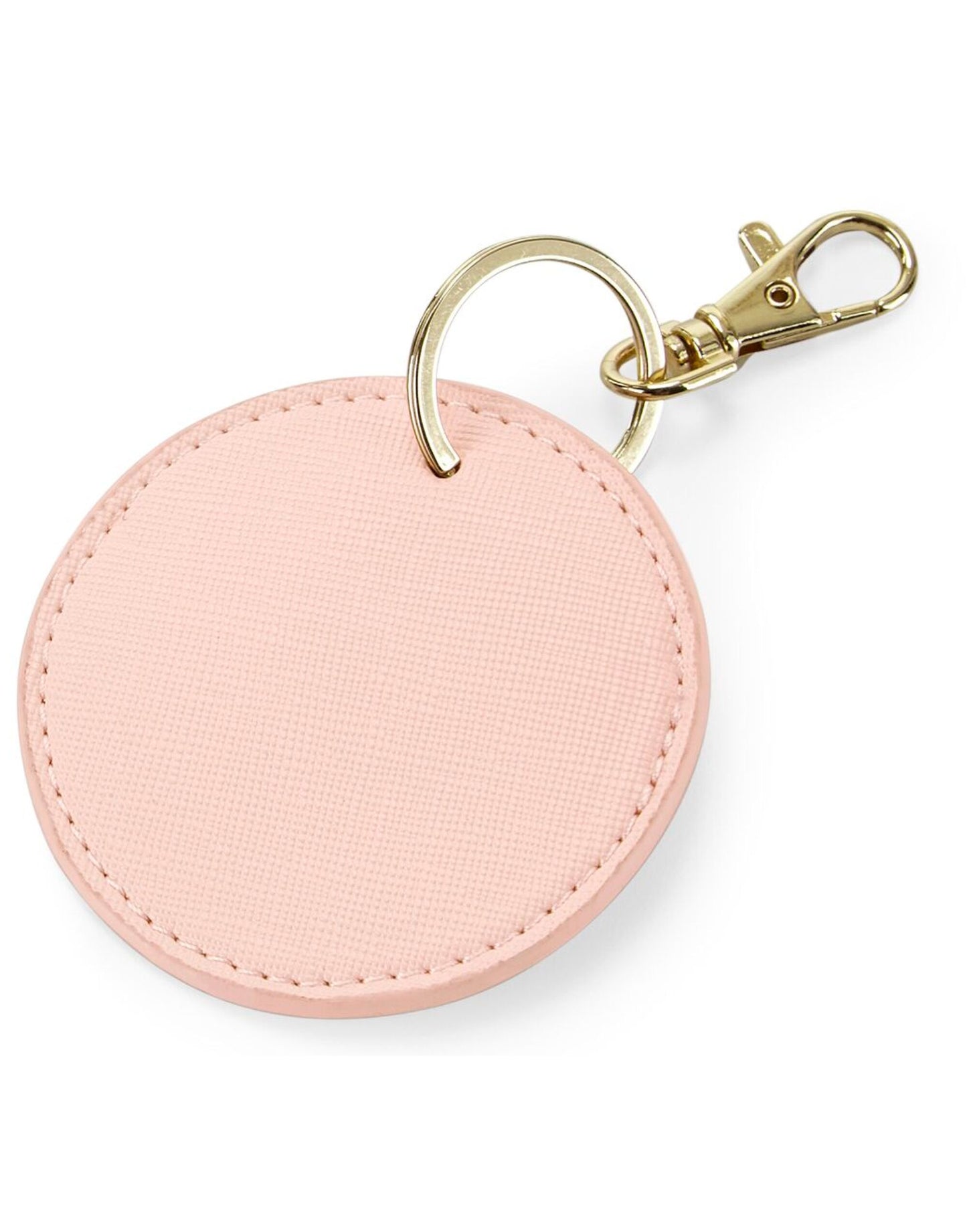 Boutique Circular Key Clip - Soft Pink