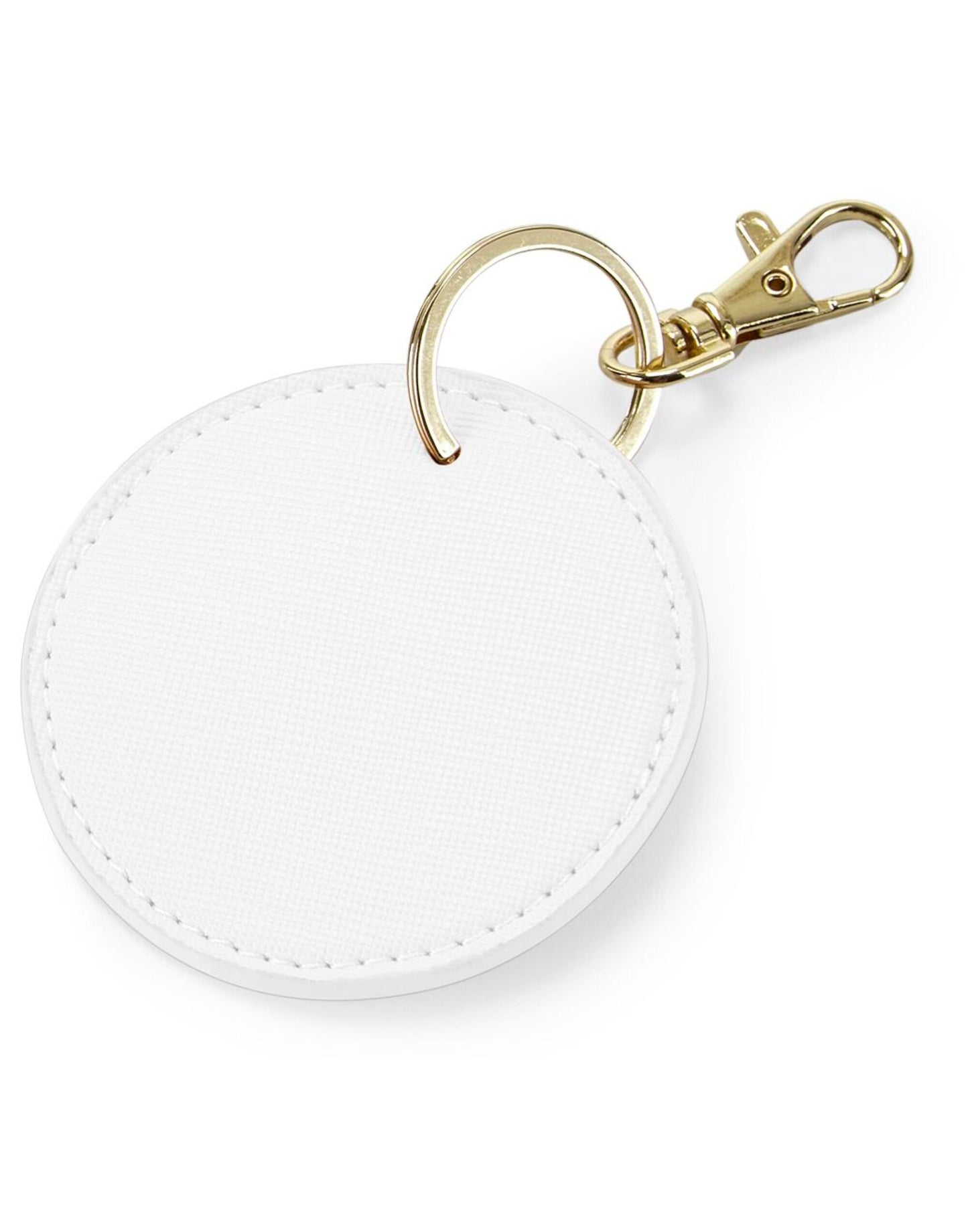 Boutique Circular Key Clip - Soft White