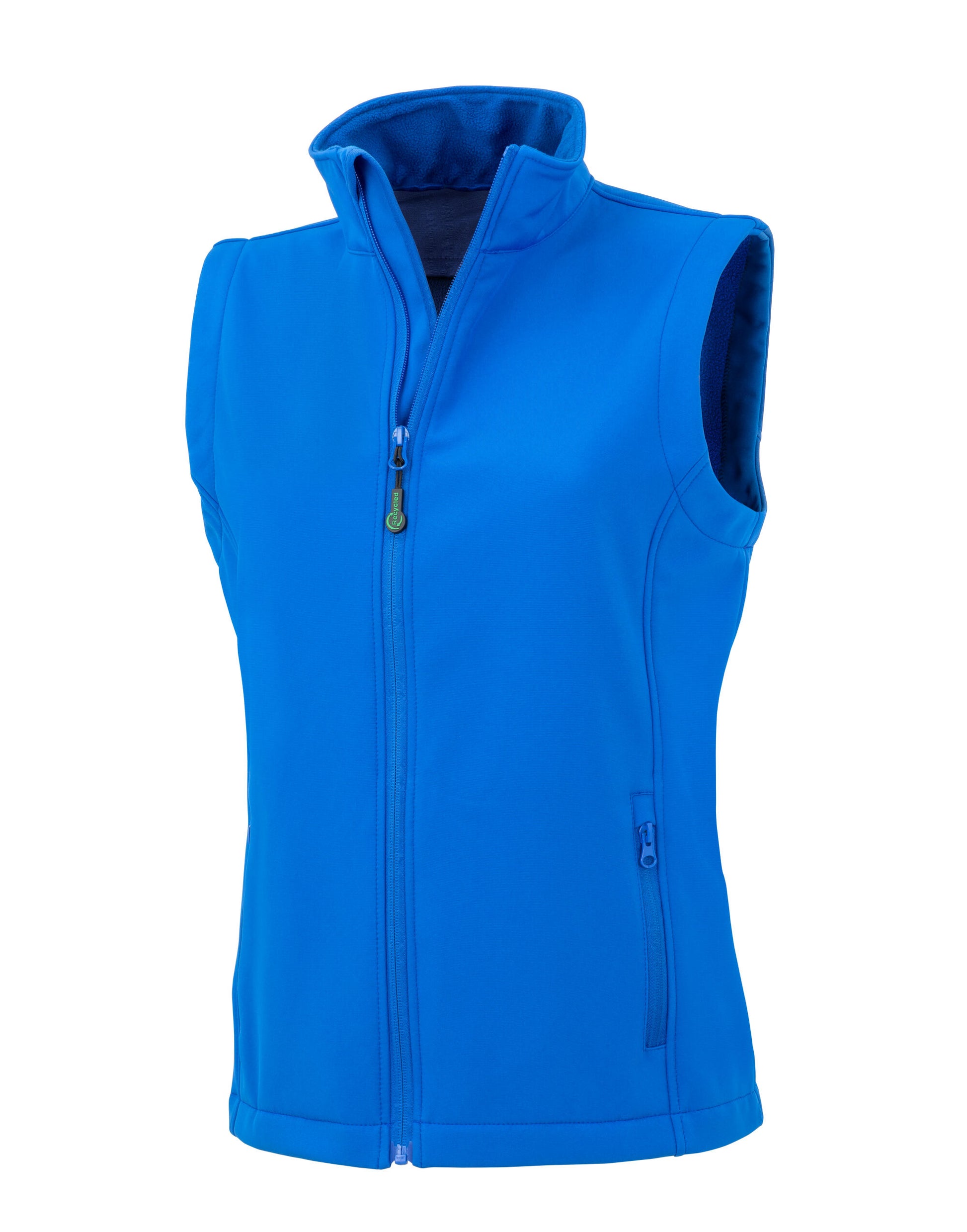 Ladies' Recycled 2-Layer Printable Softshell Bodywarmer - Royal Blue
