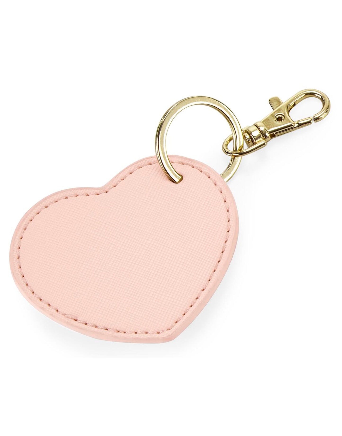 Boutique Heart Key Clip - Soft Pink