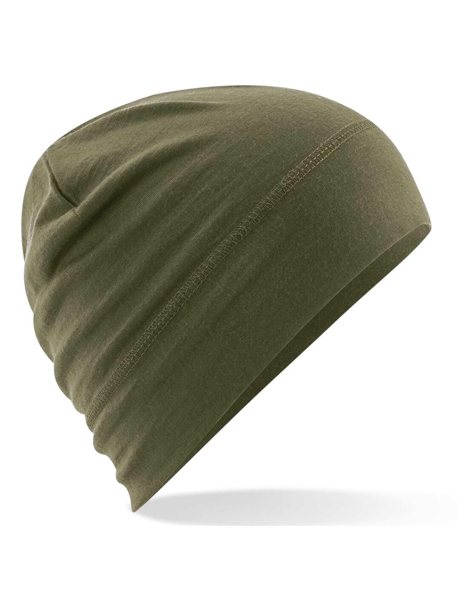 Merino Beanie - Military Green