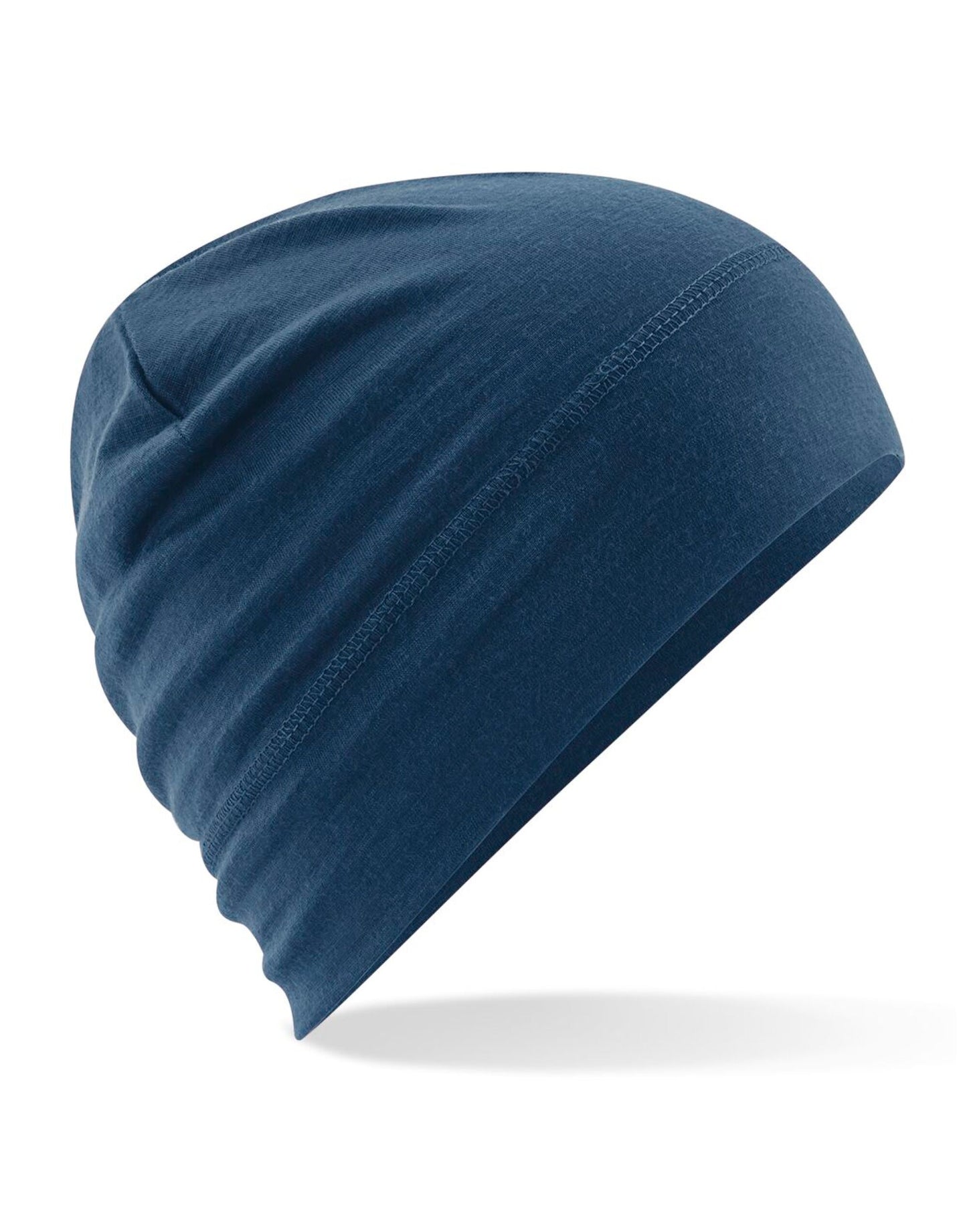 Merino Beanie - Steel Blue
