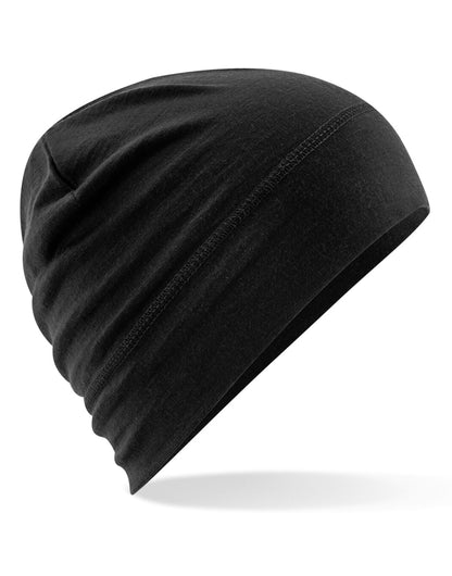 Merino Beanie - Black