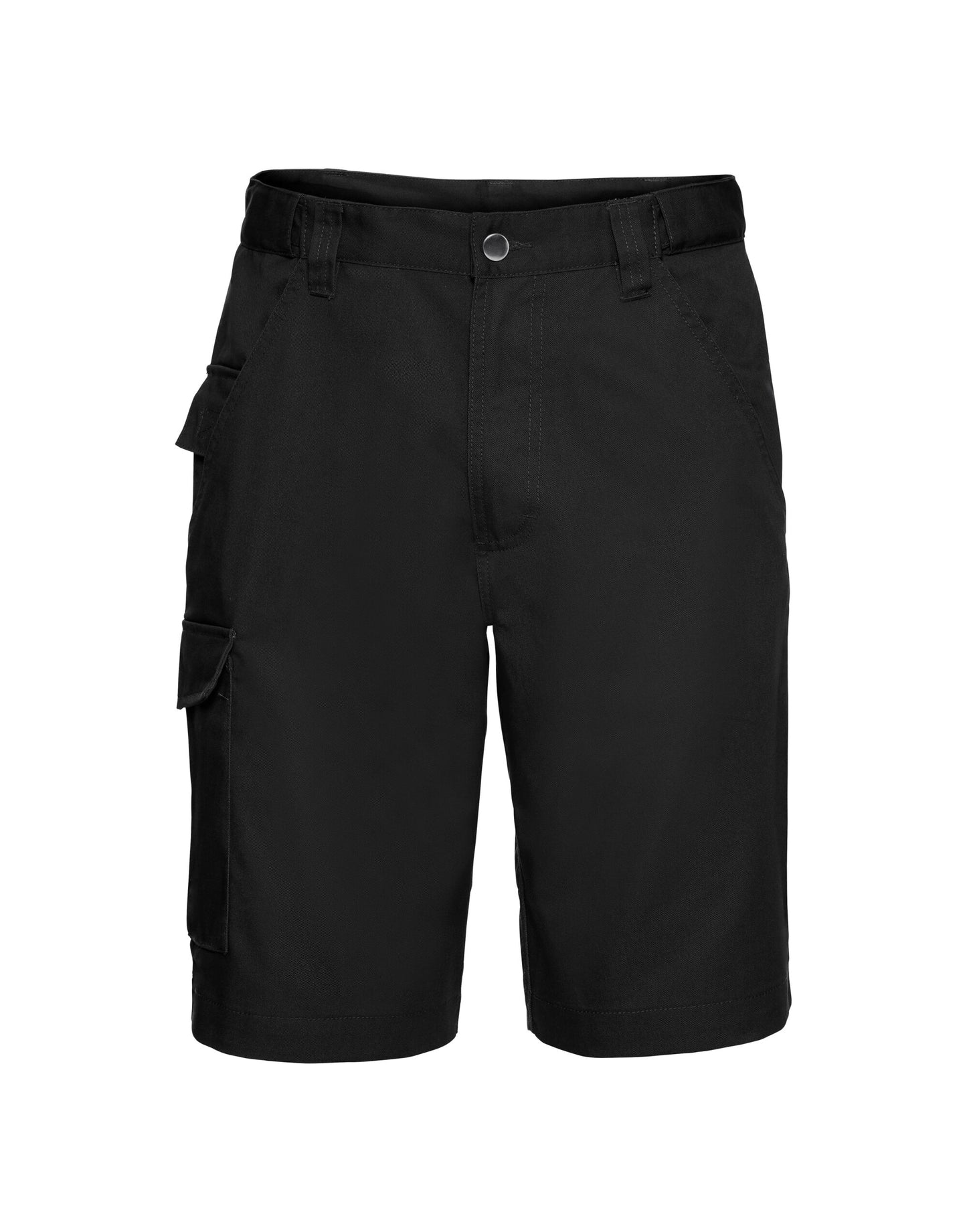 Polycotton Twill Shorts - Black