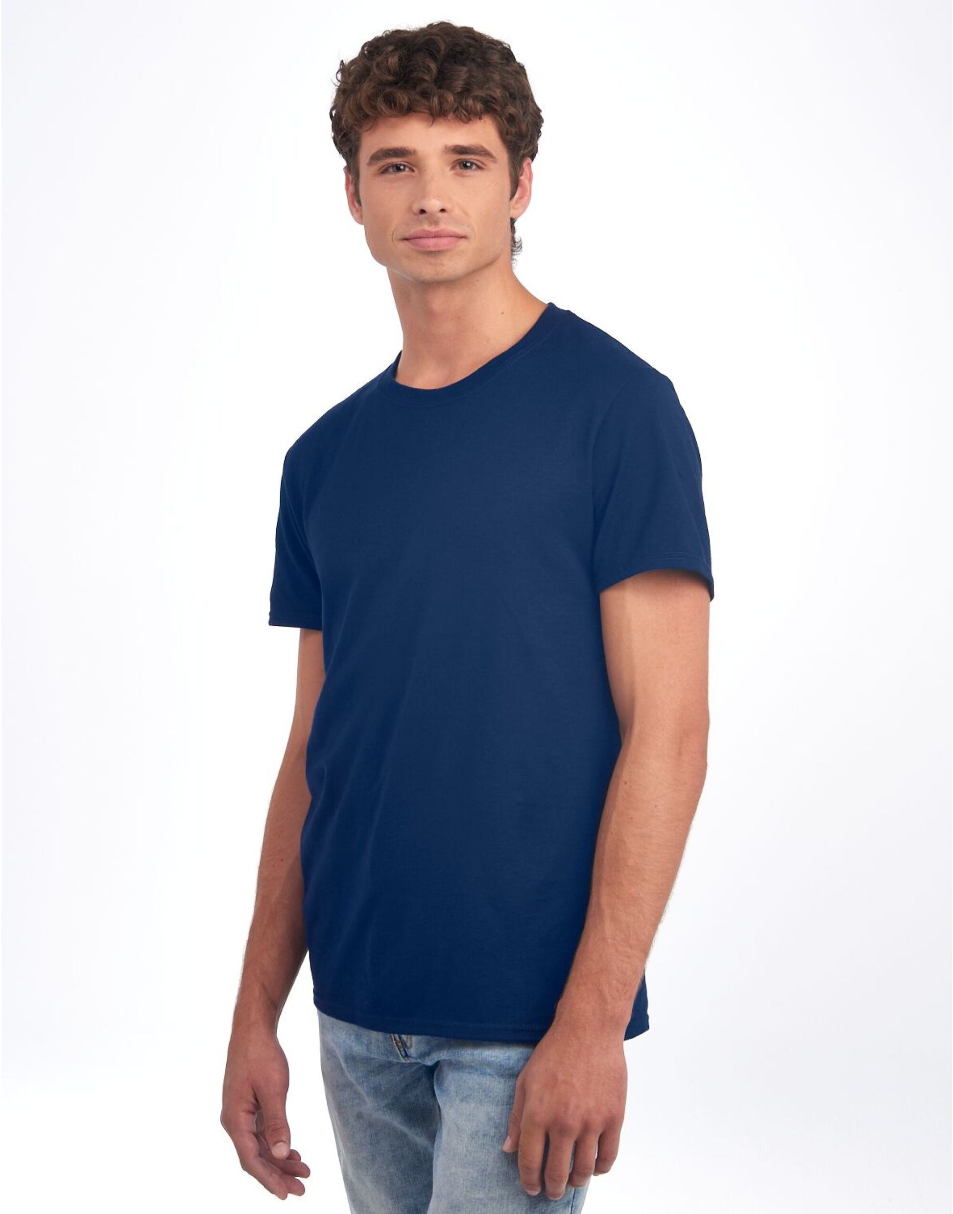 Essential Cotton T - Navy Blue