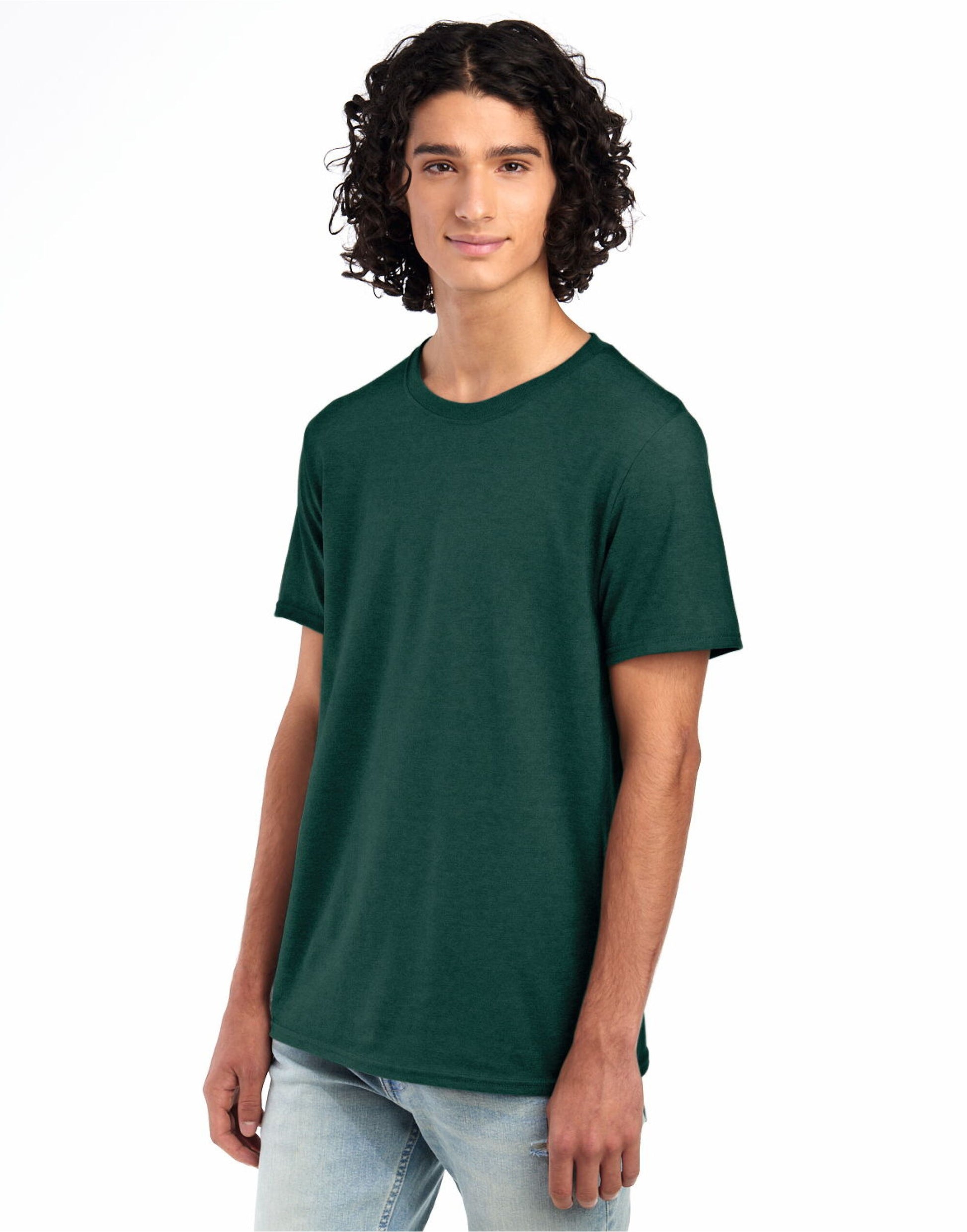 Essential Cotton T - Forest Green
