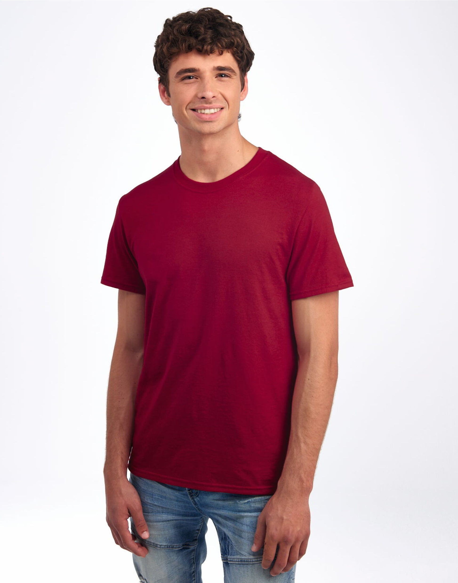 Essential Cotton T - Cardinal