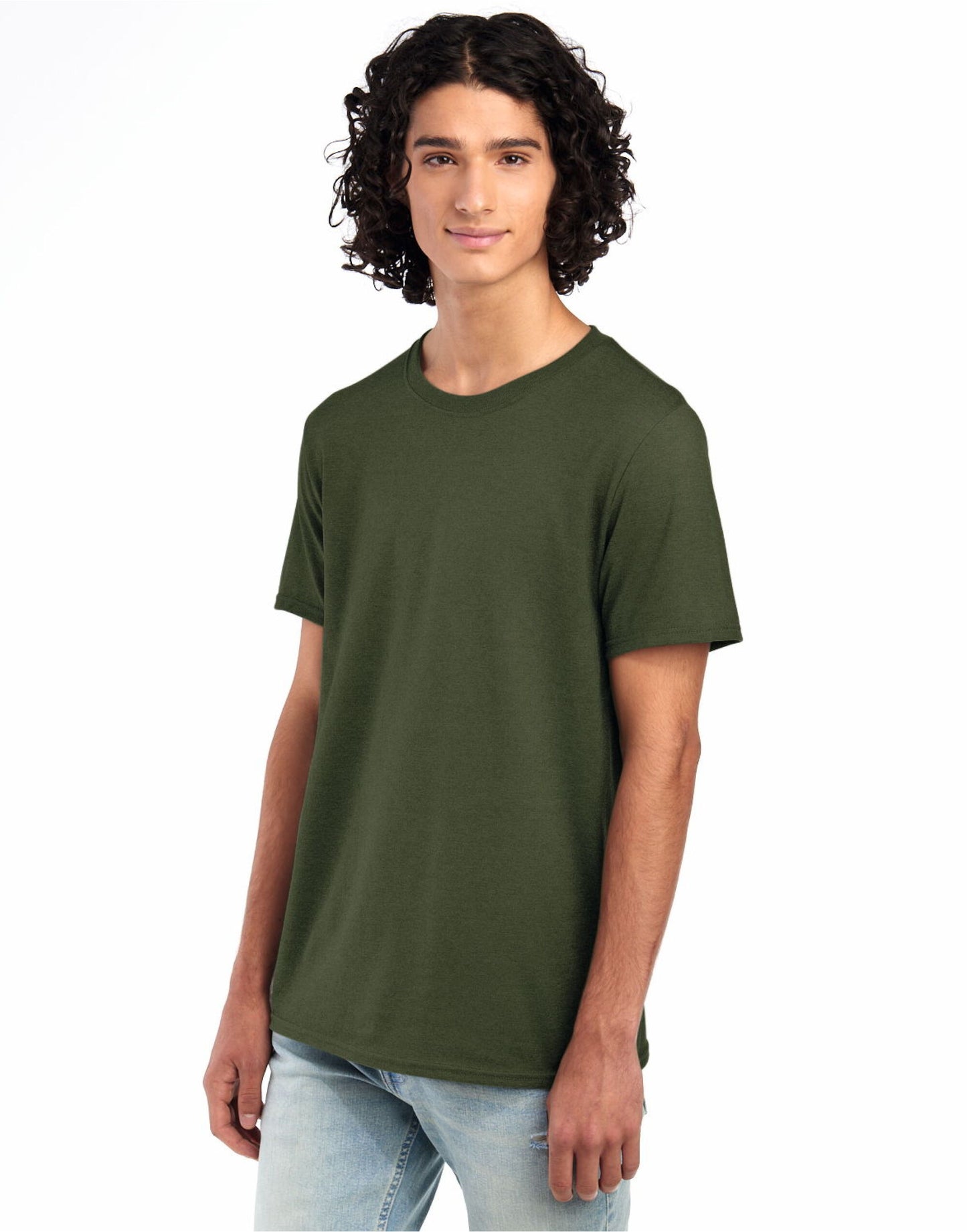 Essential Cotton T - Military Green