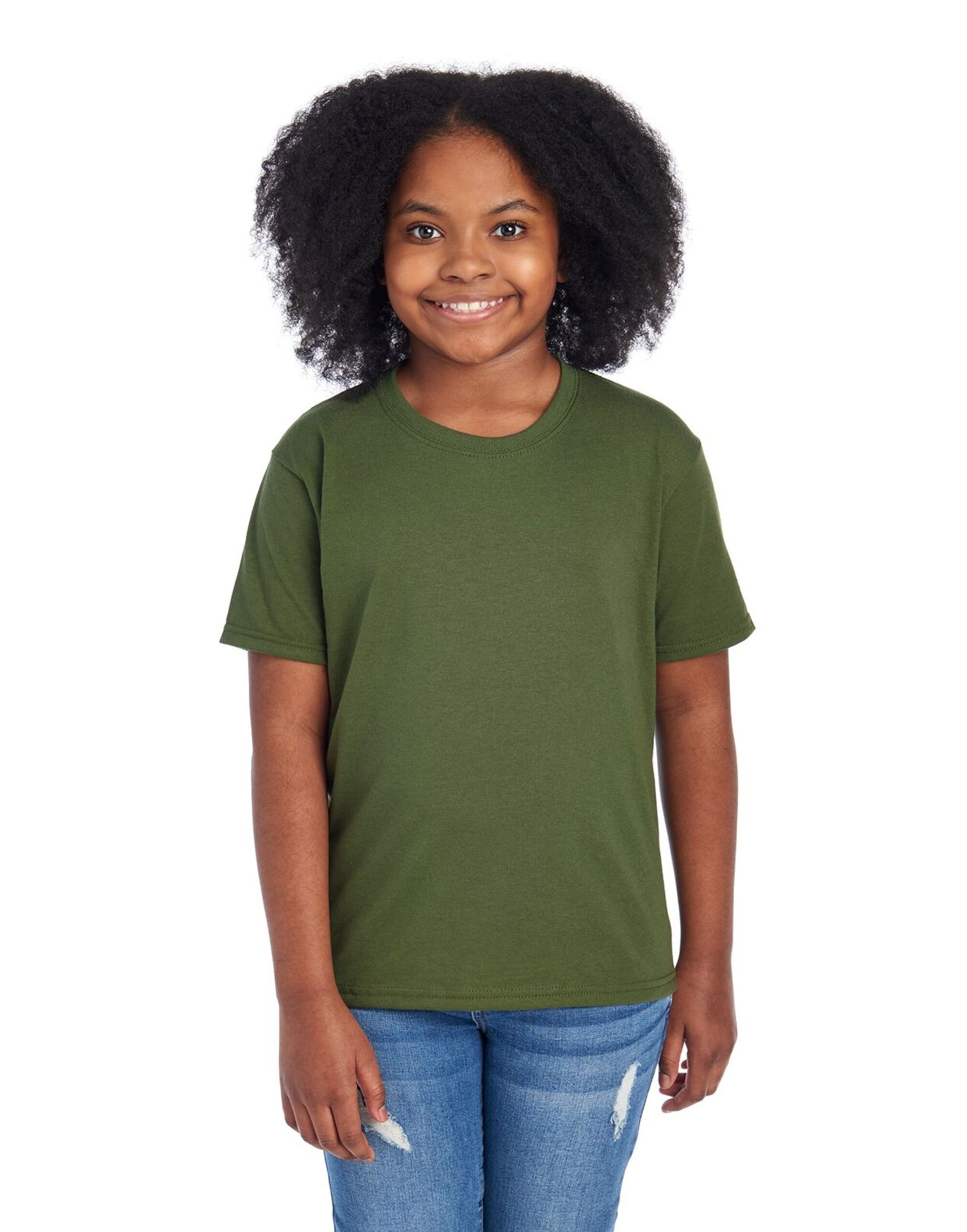 Eco Youth Premium Organic T - Military Green