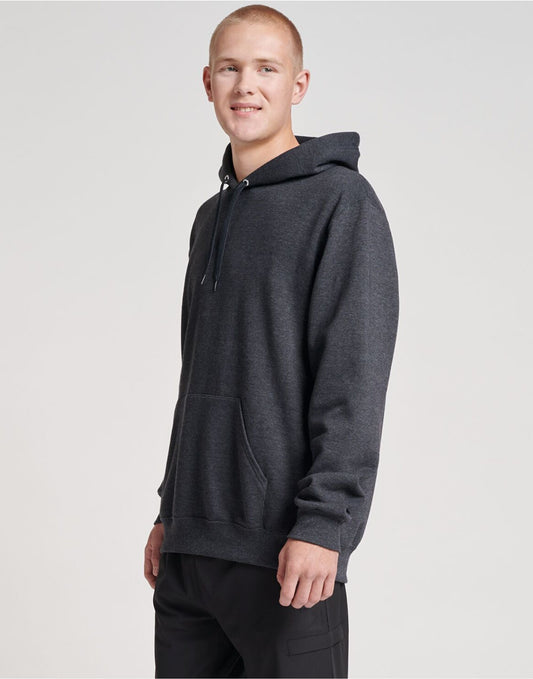 Eco Premium Hooded Sweatshirt - Black Ink Heather