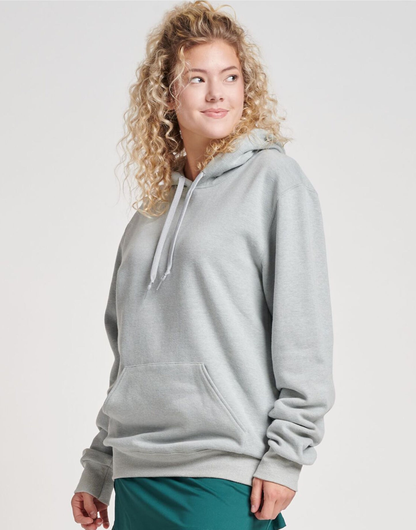 Eco Premium Hooded Sweatshirt - Frost Grey Heather
