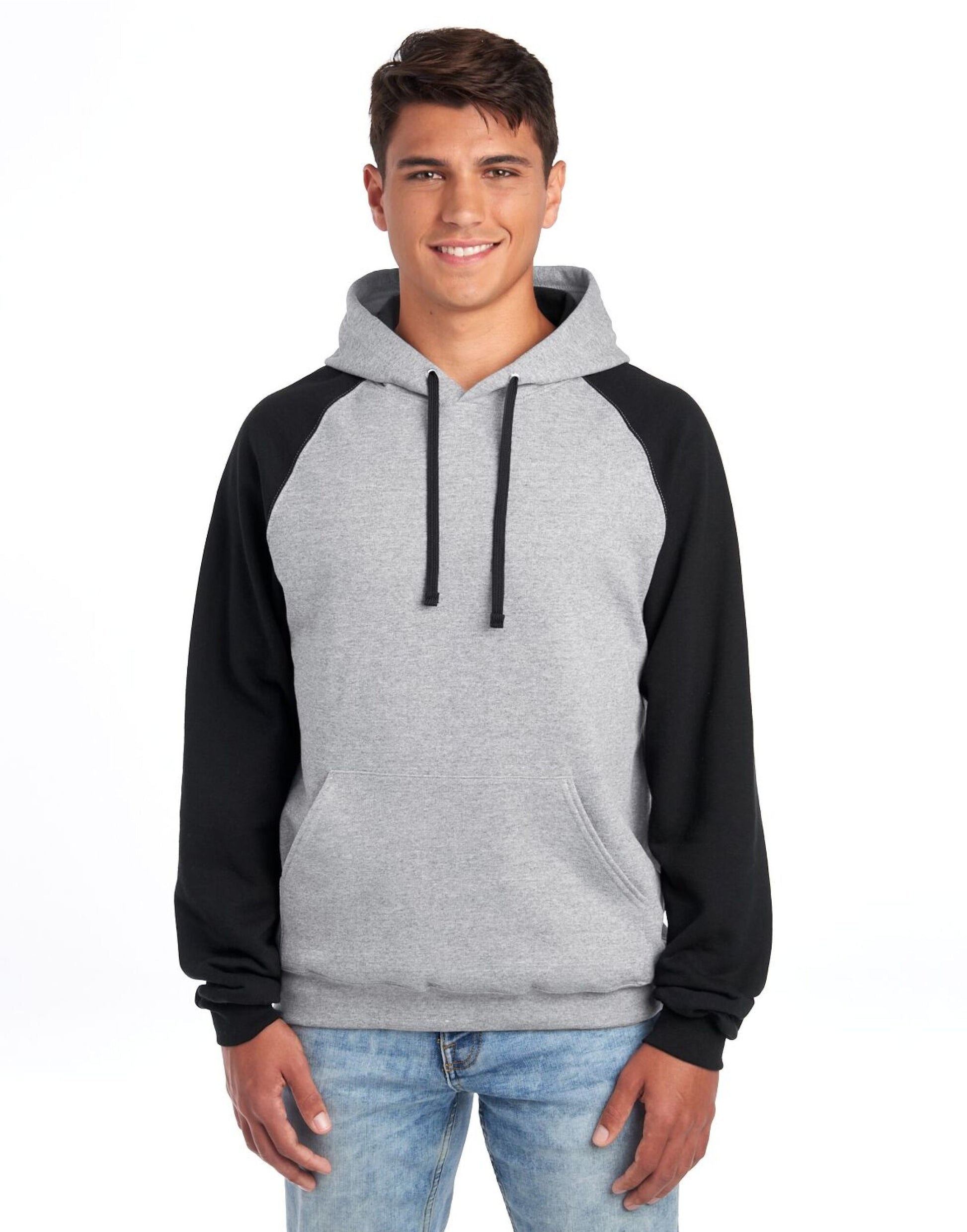 NuBlend® Colour-Block Hood - Oxford/ Black