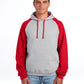 NuBlend® Colour-Block Hood - Oxford/ True Red