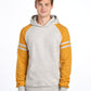 NuBlend® Varsity Colour-Block Hood - Oatmeal Heather/Mustard Heather