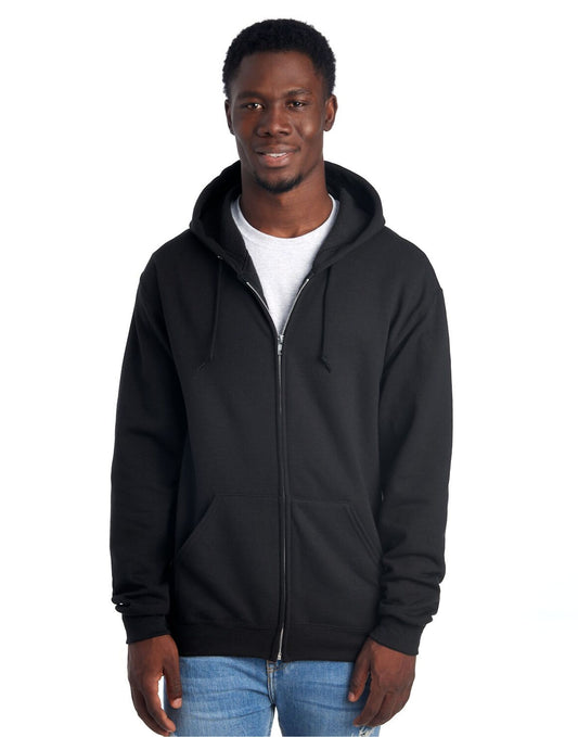 NuBlend® Full-Zip Hooded Sweat - Black