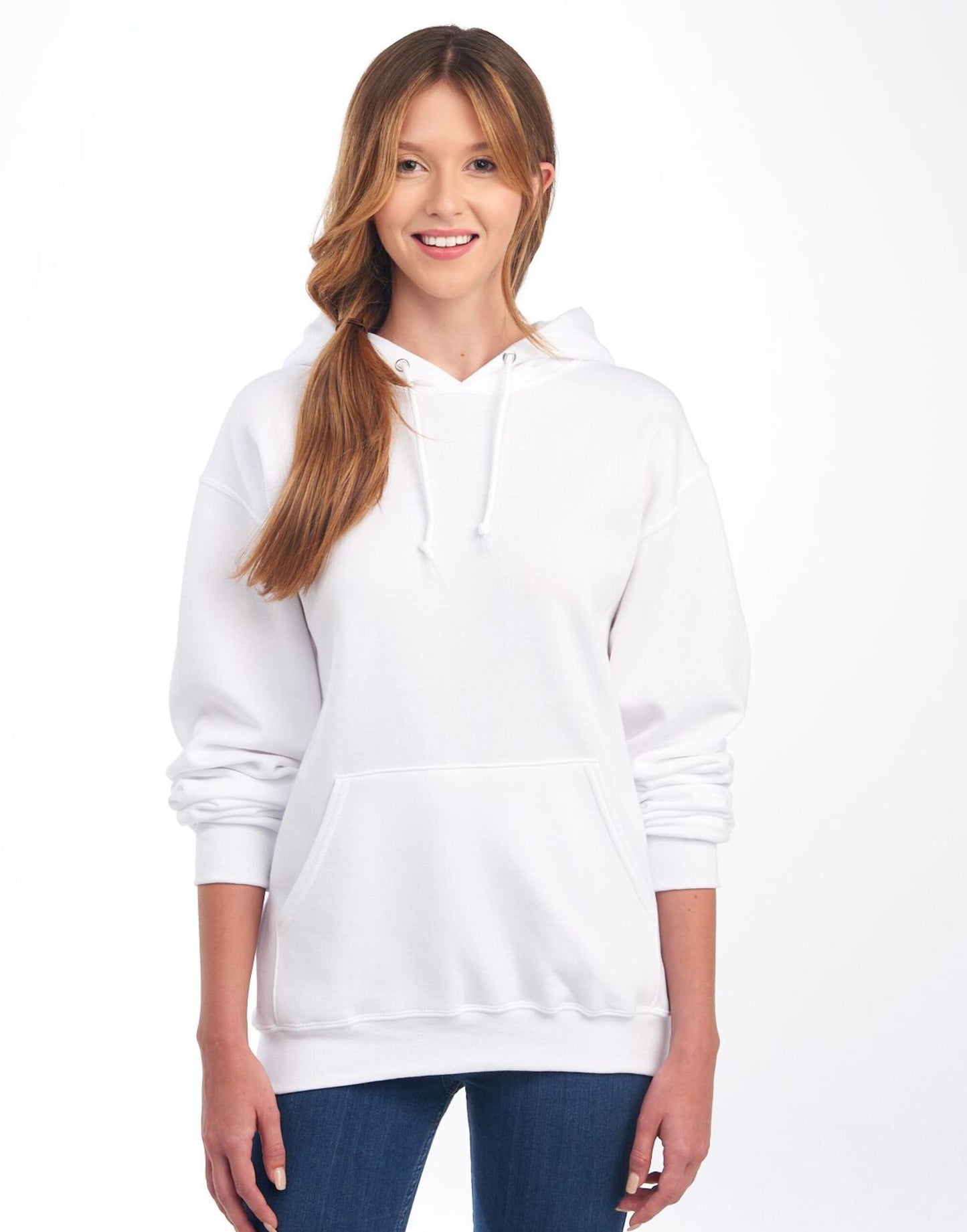 NuBlend® Hooded Sweatshirt - White