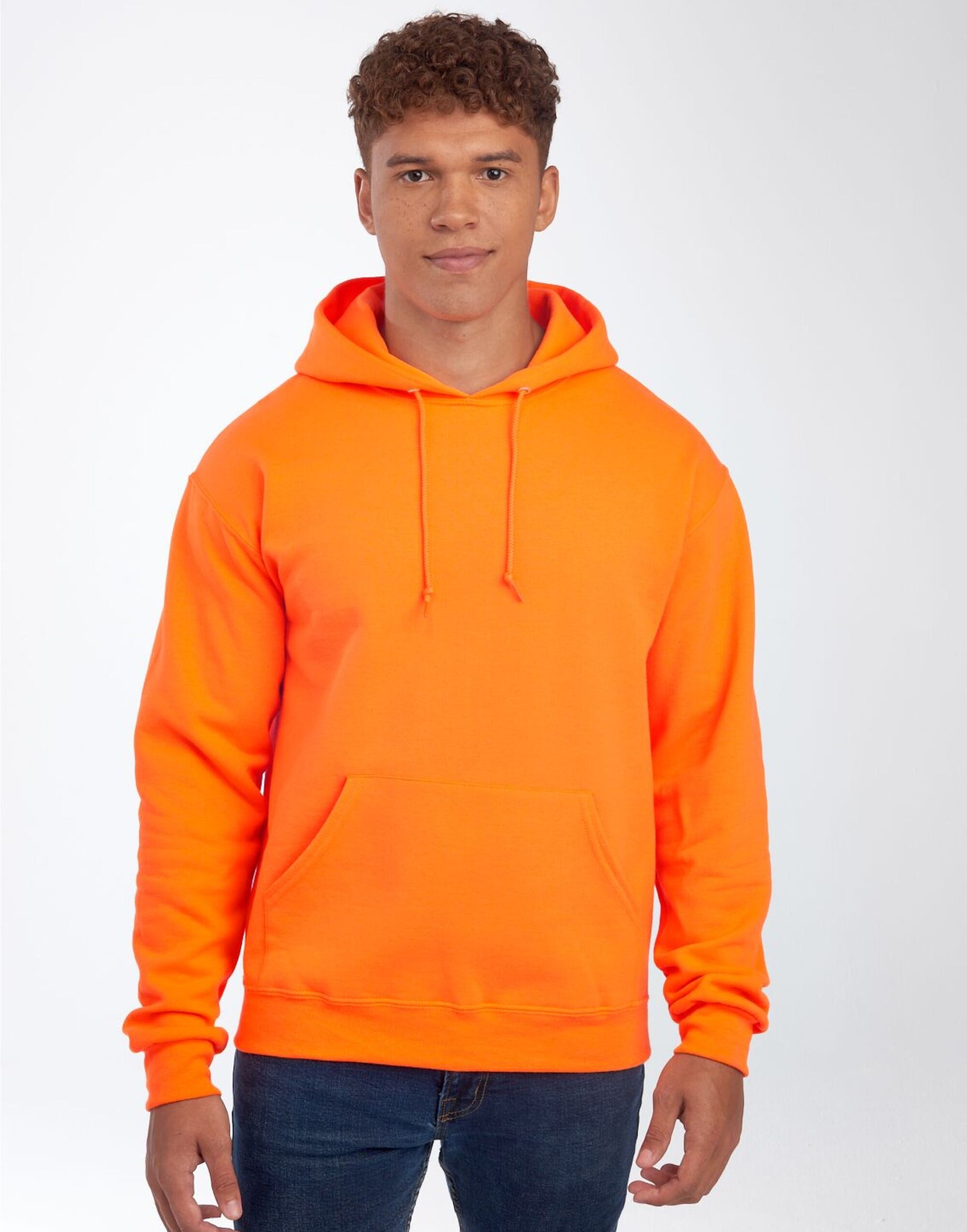 NuBlend® Hooded Sweatshirt - Safety Orange