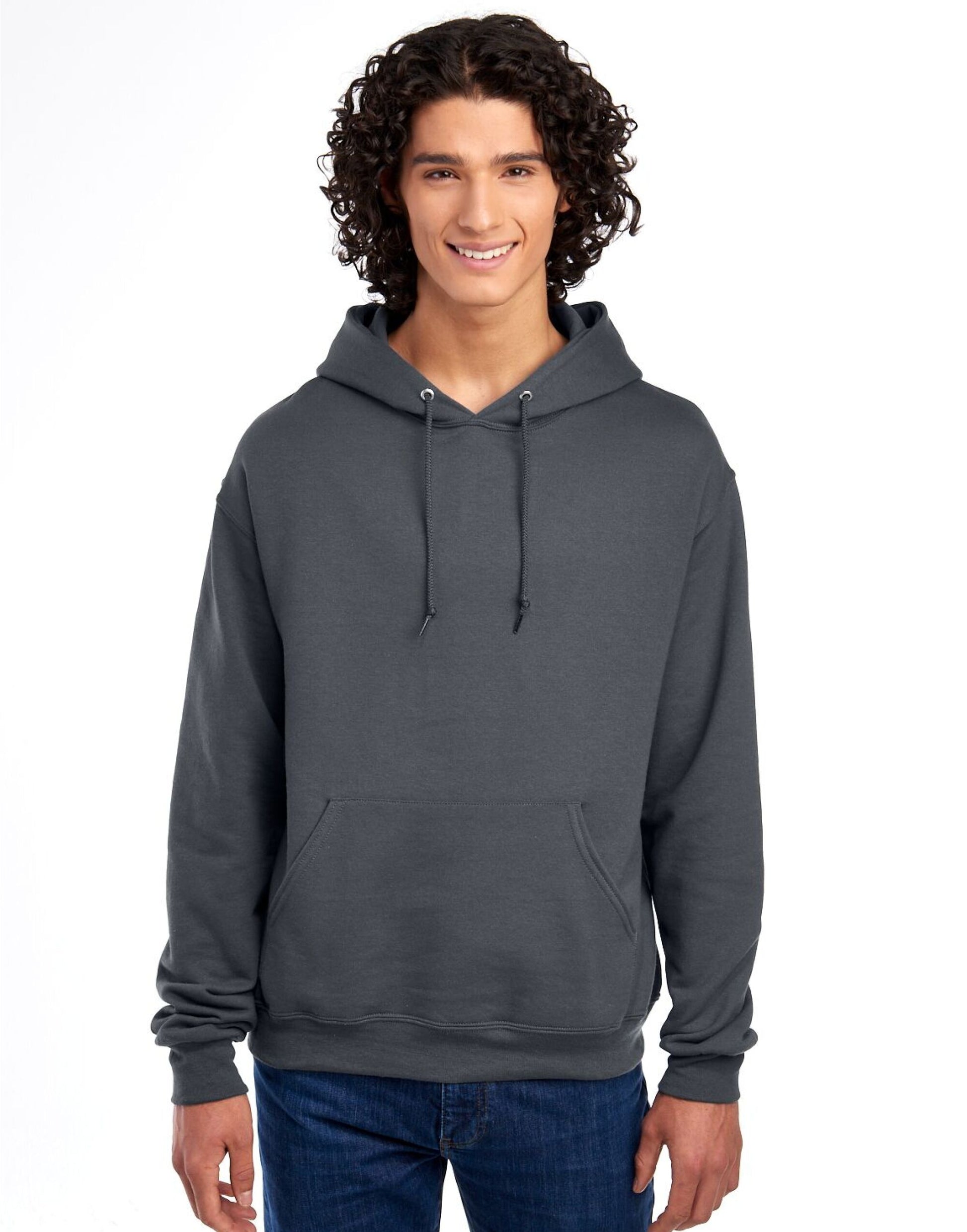 NuBlend® Hooded Sweatshirt - Charcoal Grey