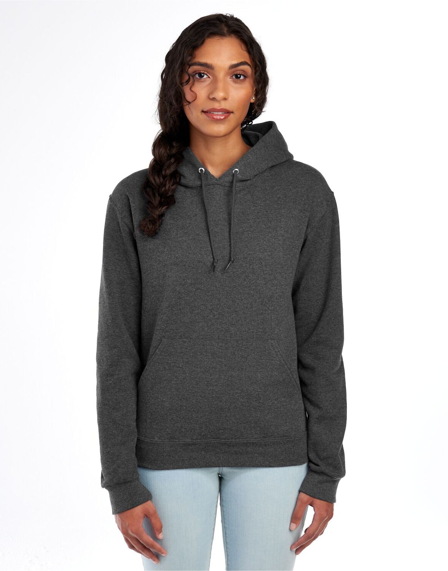 NuBlend® Hooded Sweatshirt - Black Heather