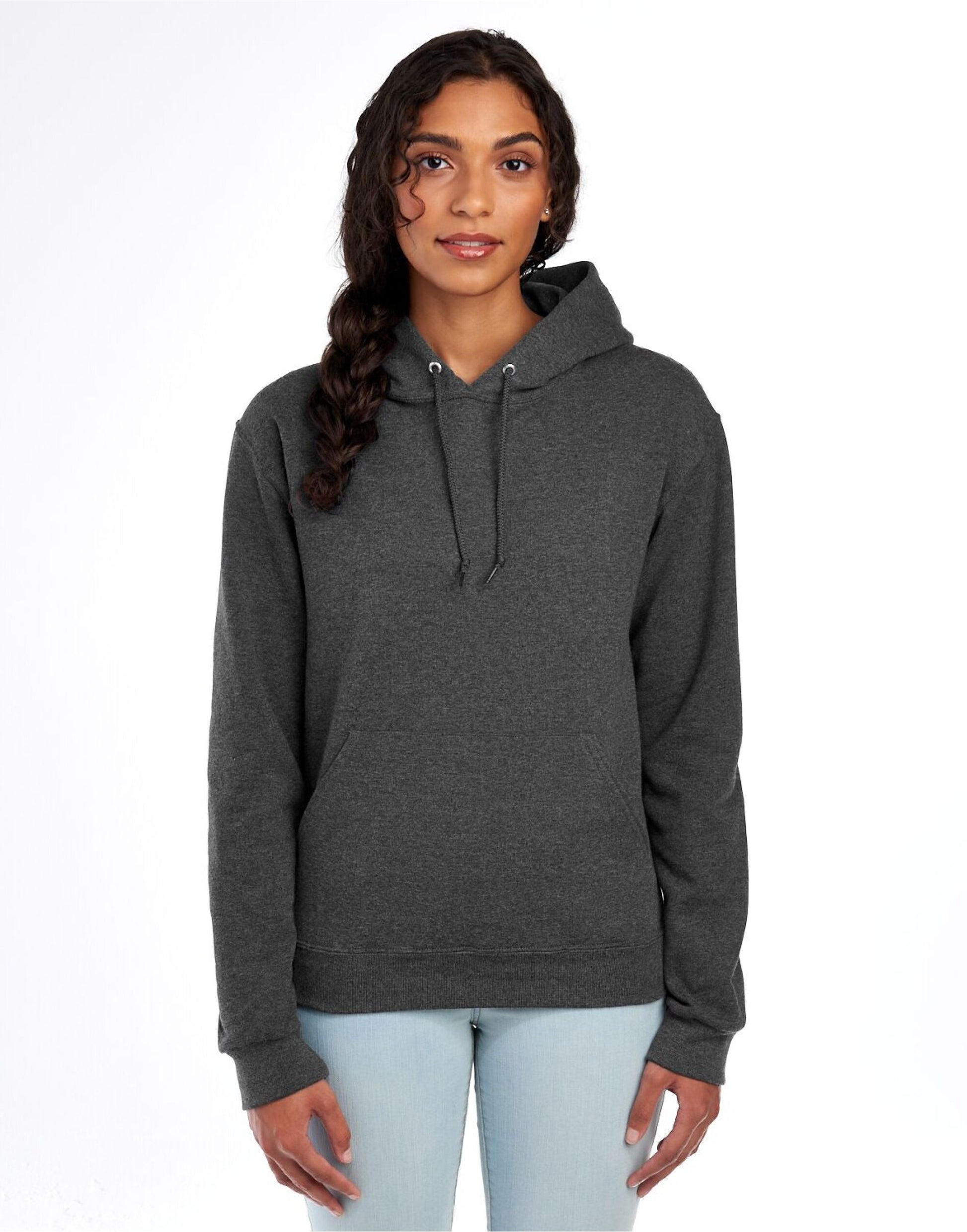 NuBlend® Hooded Sweatshirt - Black Heather