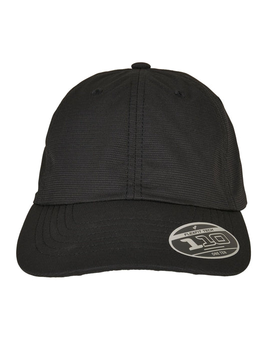 110 Cool & Dry Mini Pique Cap - Black