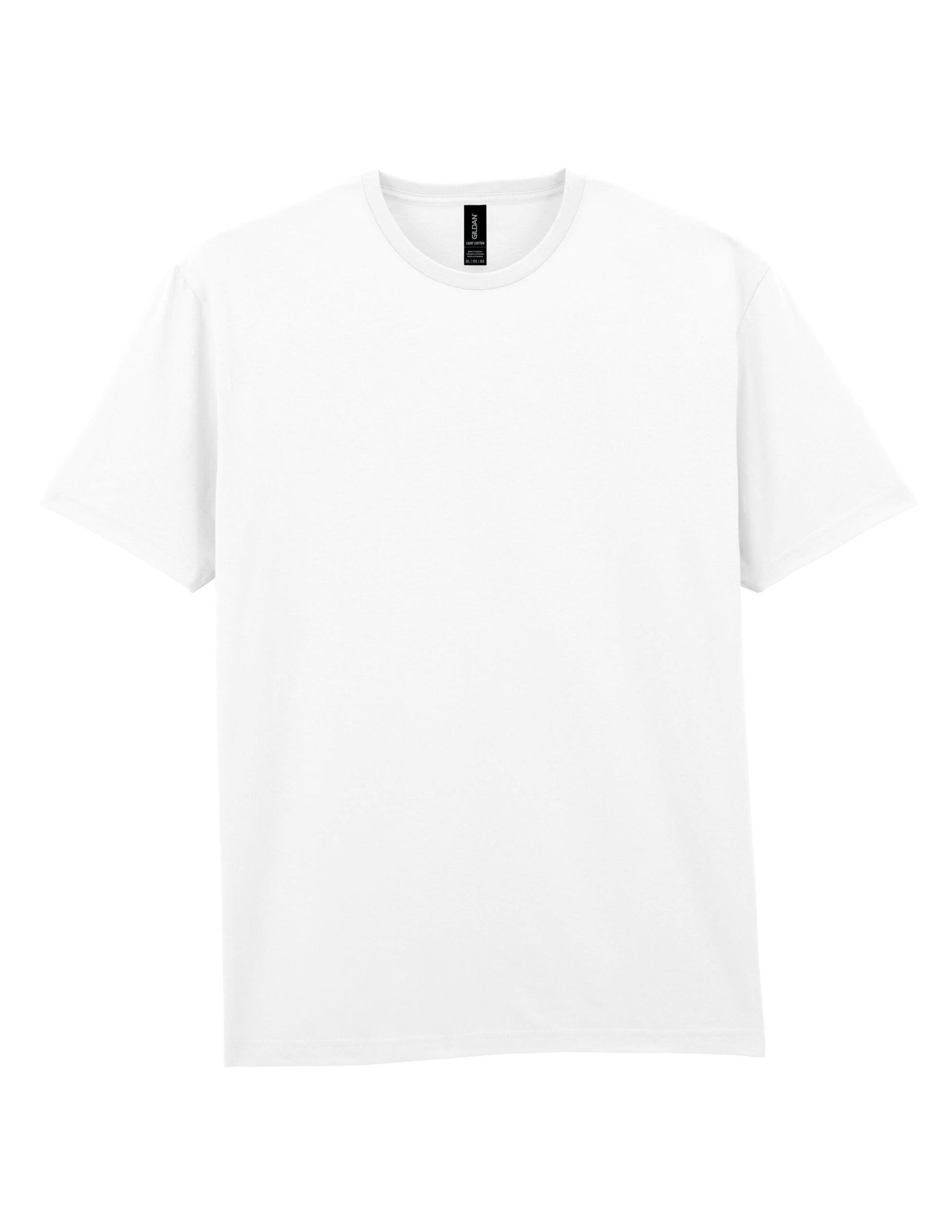 Light Cotton Adult T-Shirt - White