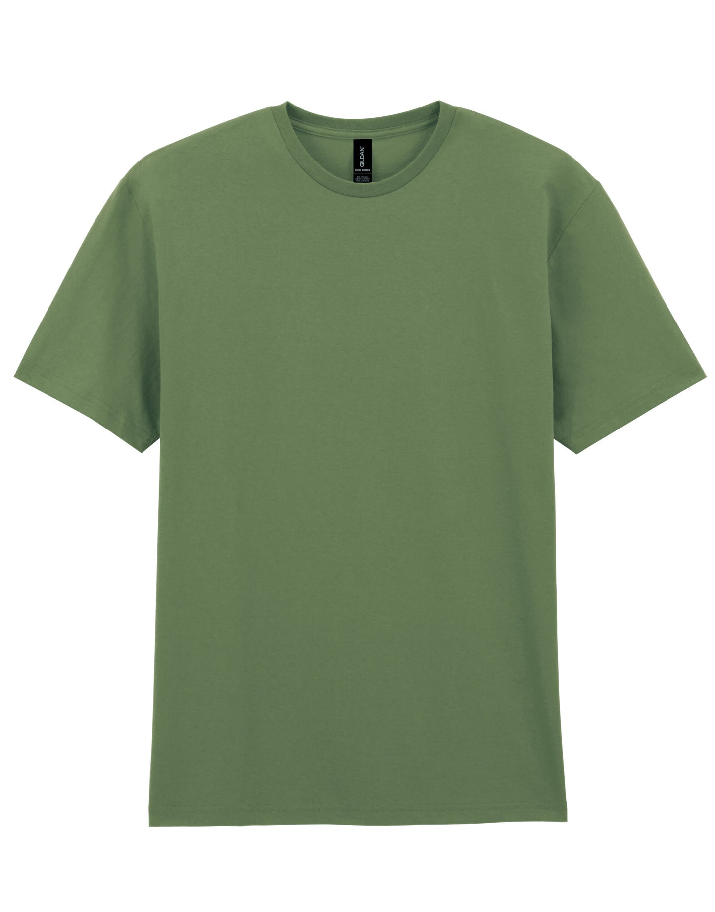 Light Cotton Adult T-Shirt - Military Green