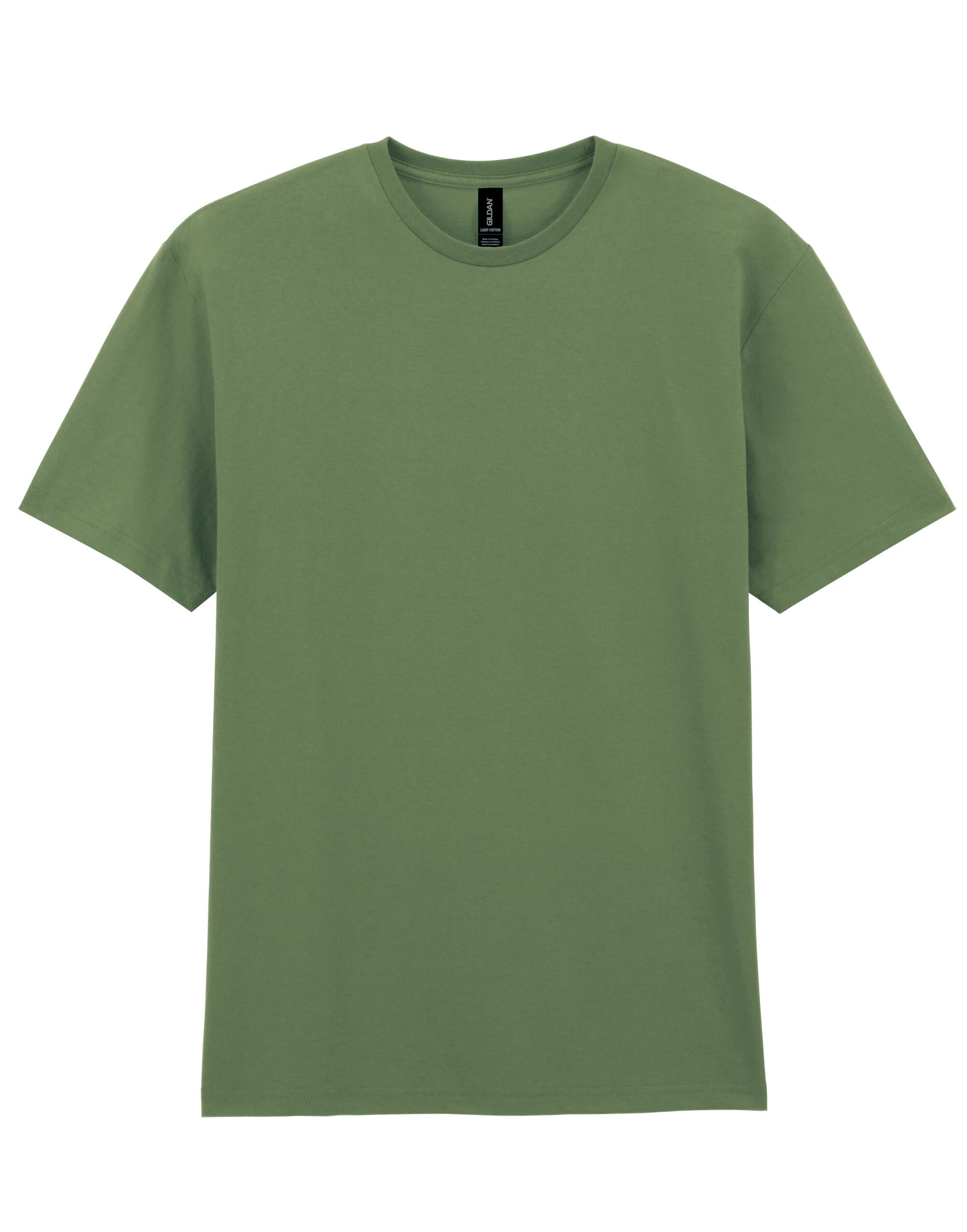 Light Cotton Adult T-Shirt - Military Green